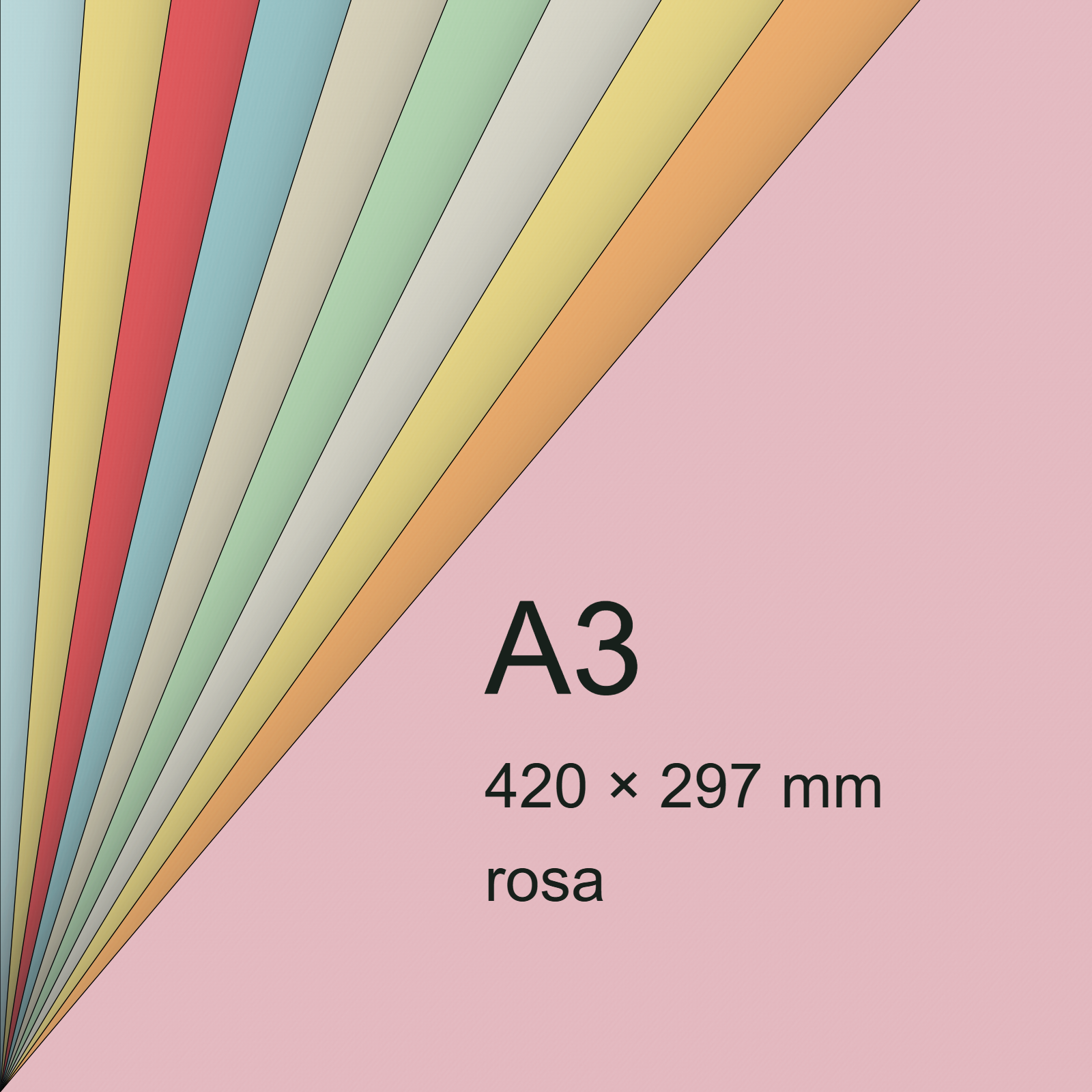 Cartoncino ManilaFormosa ROSA, a3, 140gr BRA533a3 - immagine aggiuntiva