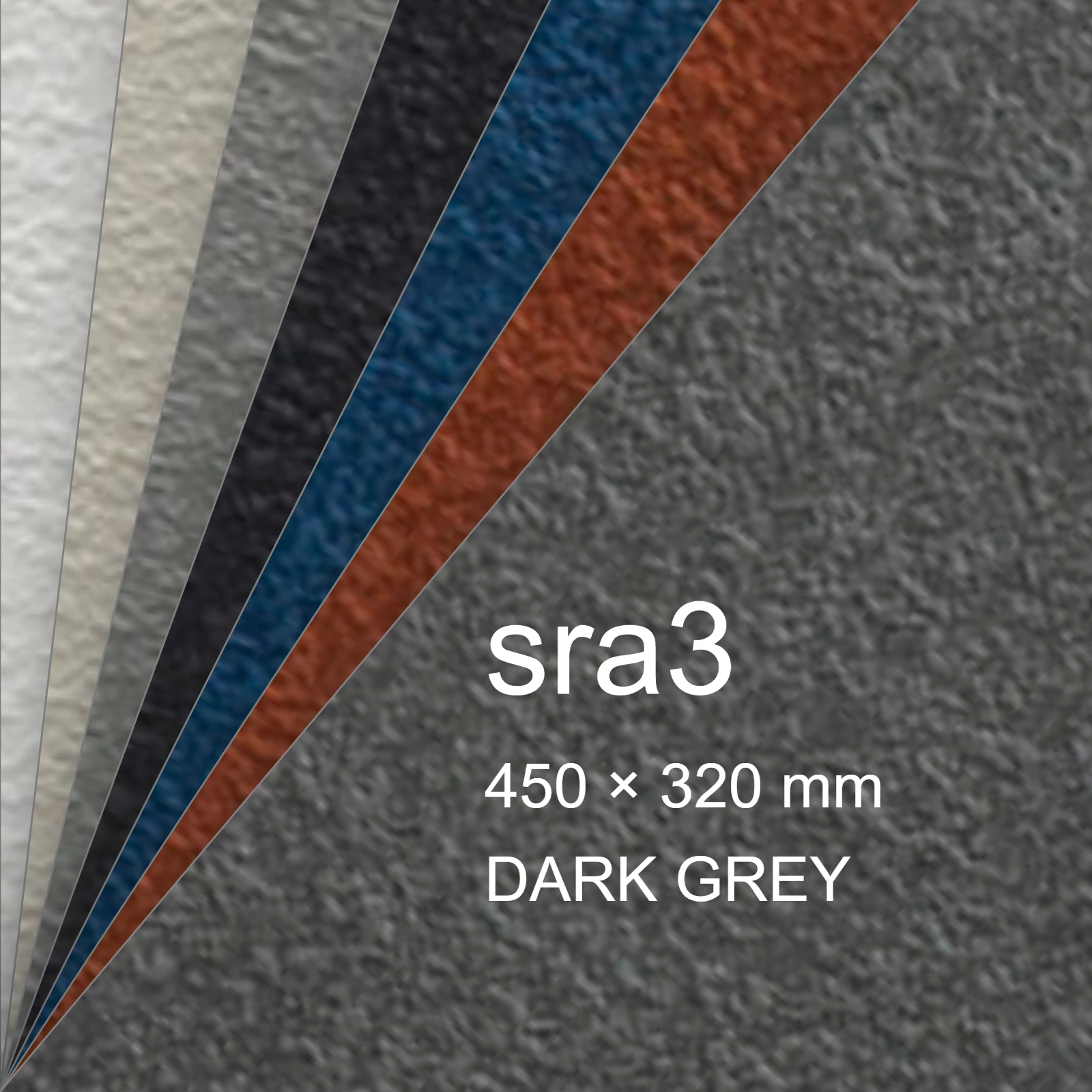 Cartoncino Favini, Tokyo, 120 g/m², sra3, DARK GREY bra6607sra3 - immagine aggiuntiva