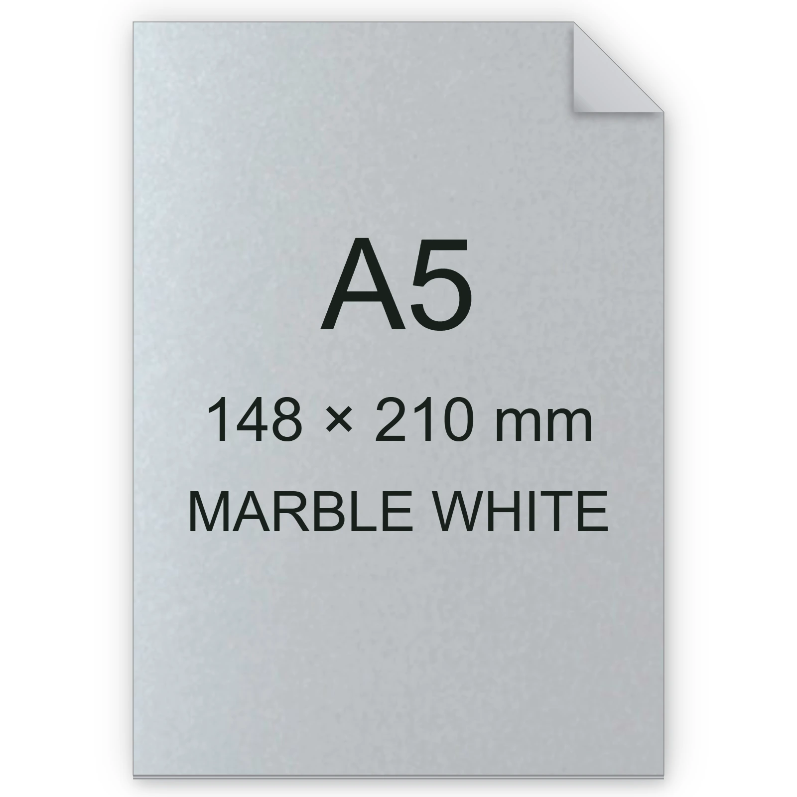 Cartoncino Favini, Majestic Digital HP Indigo, 120 g/m², A5, MARBLE WHITE bra6541a5