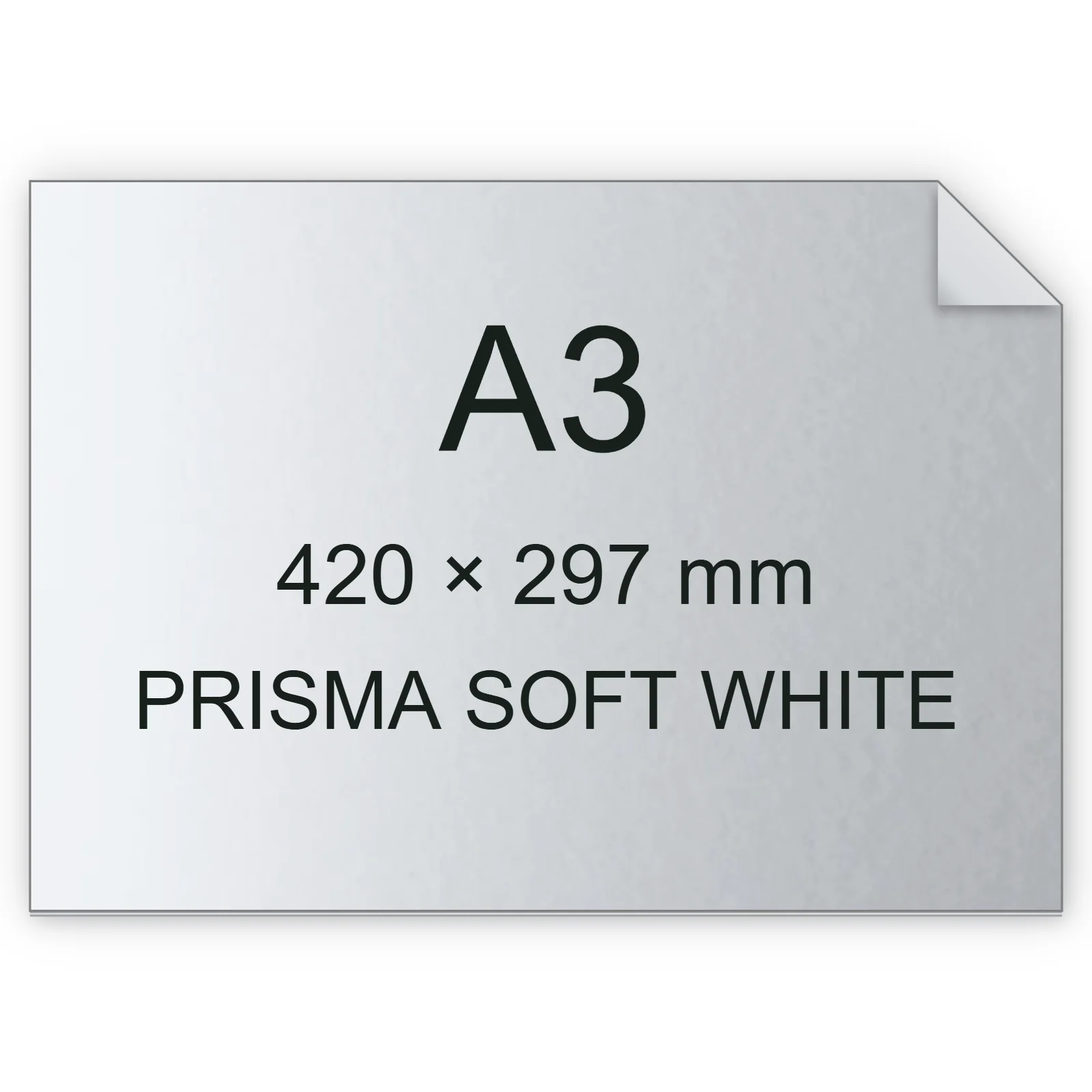 Cartoncino Favini, Dolce Vita, 250 g/m², A3, PRISMA SOFT WHITE bra6761a3