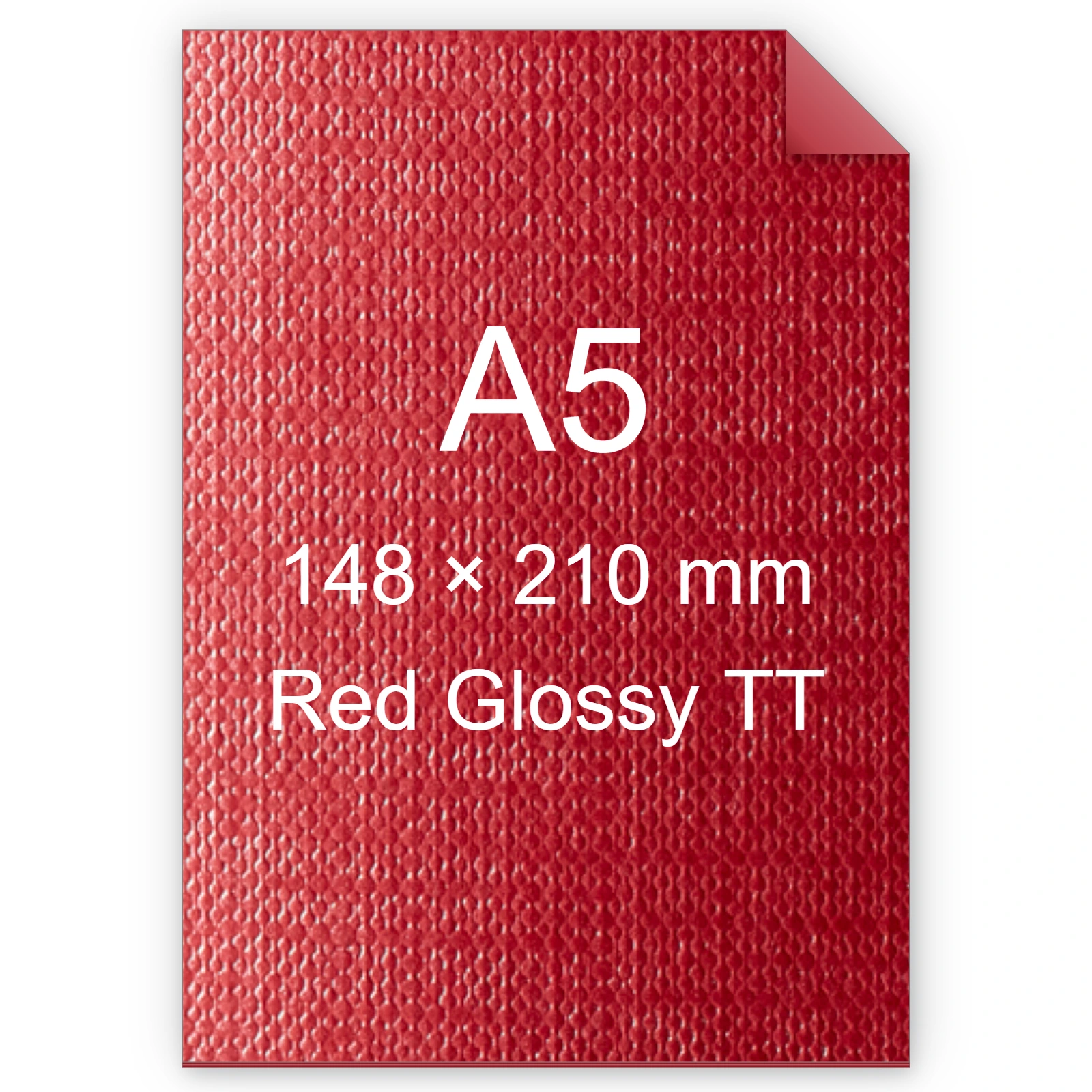 Cartoncino Favini, Classy Covers, 125 g/m², A5, RED GLOSSY TT bra6636a5