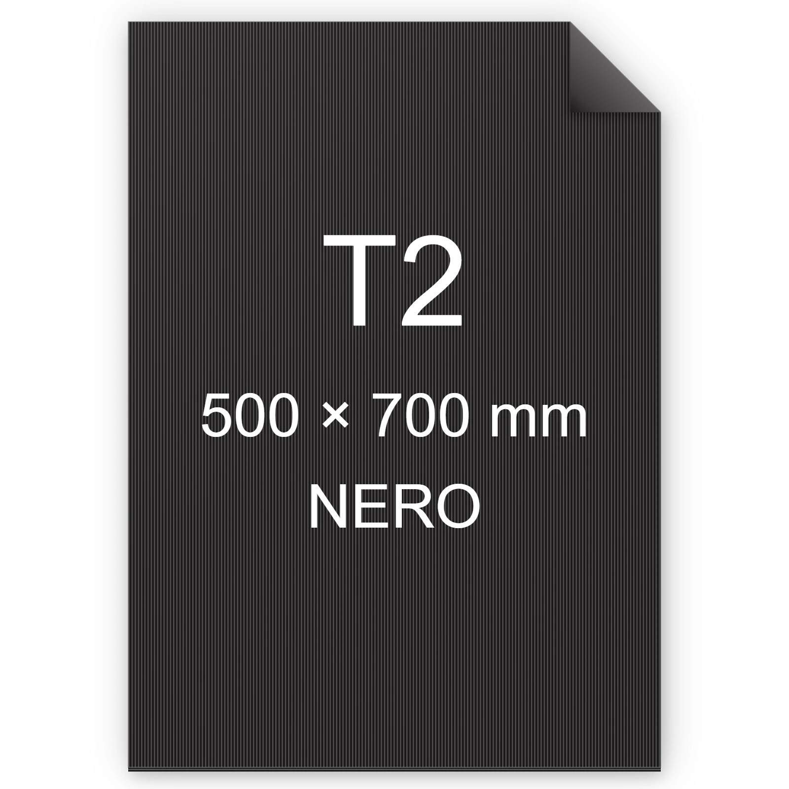Cartoncino Favini, Sigillo Ondulato, 275 g/m², T2, NERO FAVA35A041