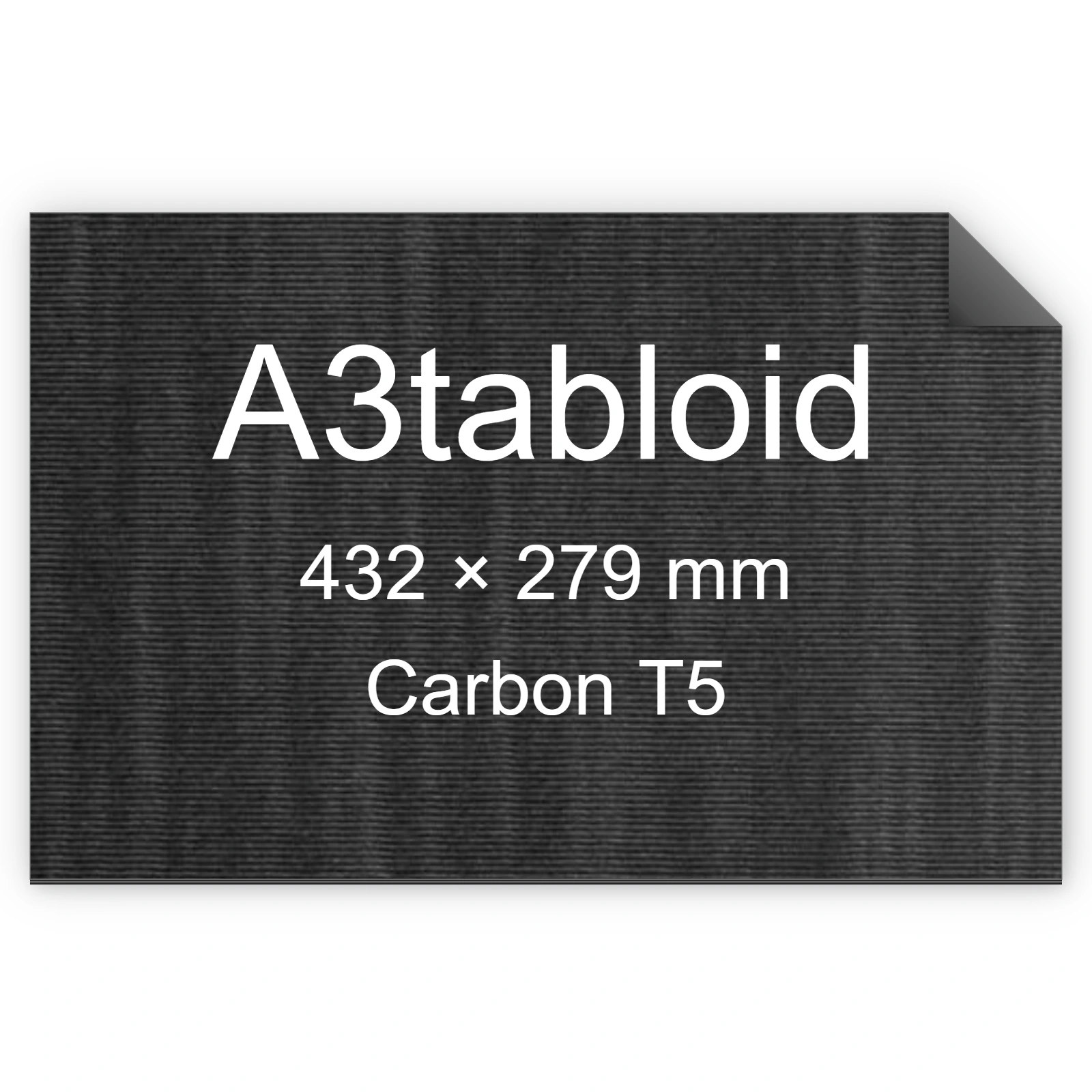 Carta Favini, Classy Covers, 115 g/m², A3tabloid, CARBON T5 bra6649a3tabloid