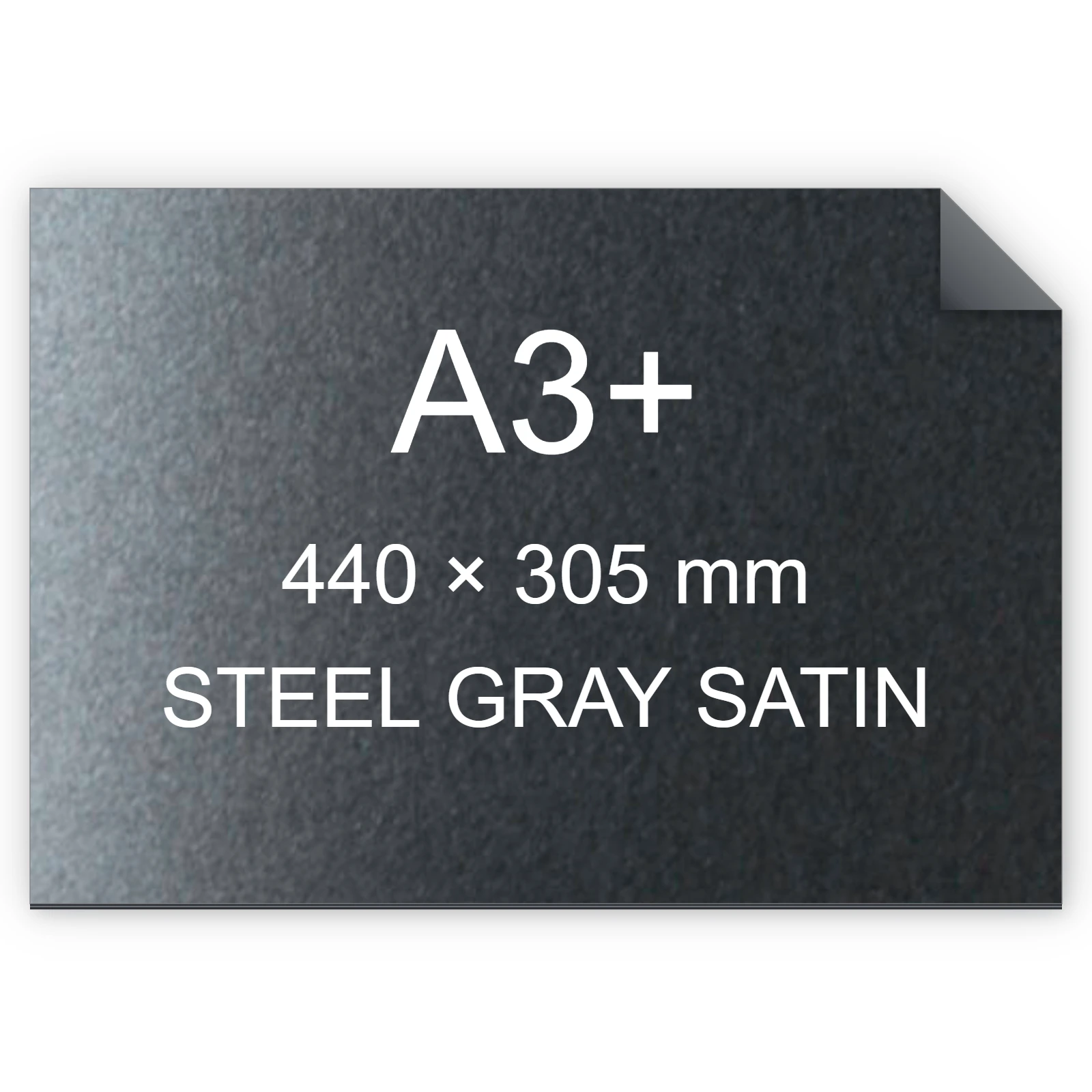 Cartoncino Favini, Majestic Satin, 290 g/m², A3+, STEEL GRAY SATIN bra1003a3+