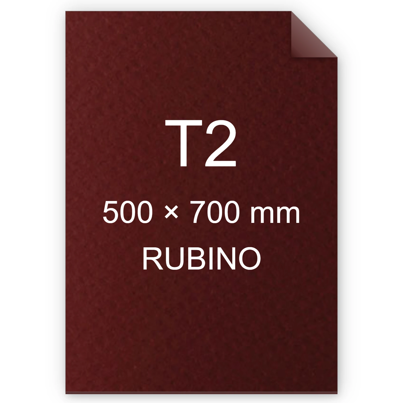 Cartoncino Favini, Prisma Color Sigillo Monoruvido, 220 g/m², T2, RUBINO 05 FAVA333012