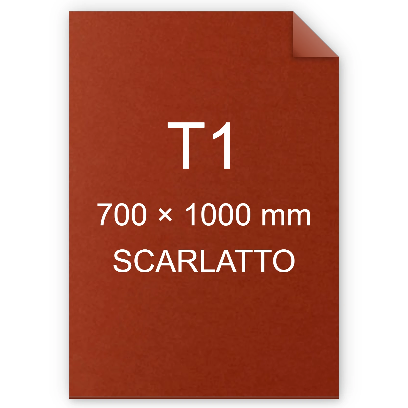 Cartoncino Favini, Bristol Color, 200 g/m², T1, SCARLATTO 61 FAVA35C301