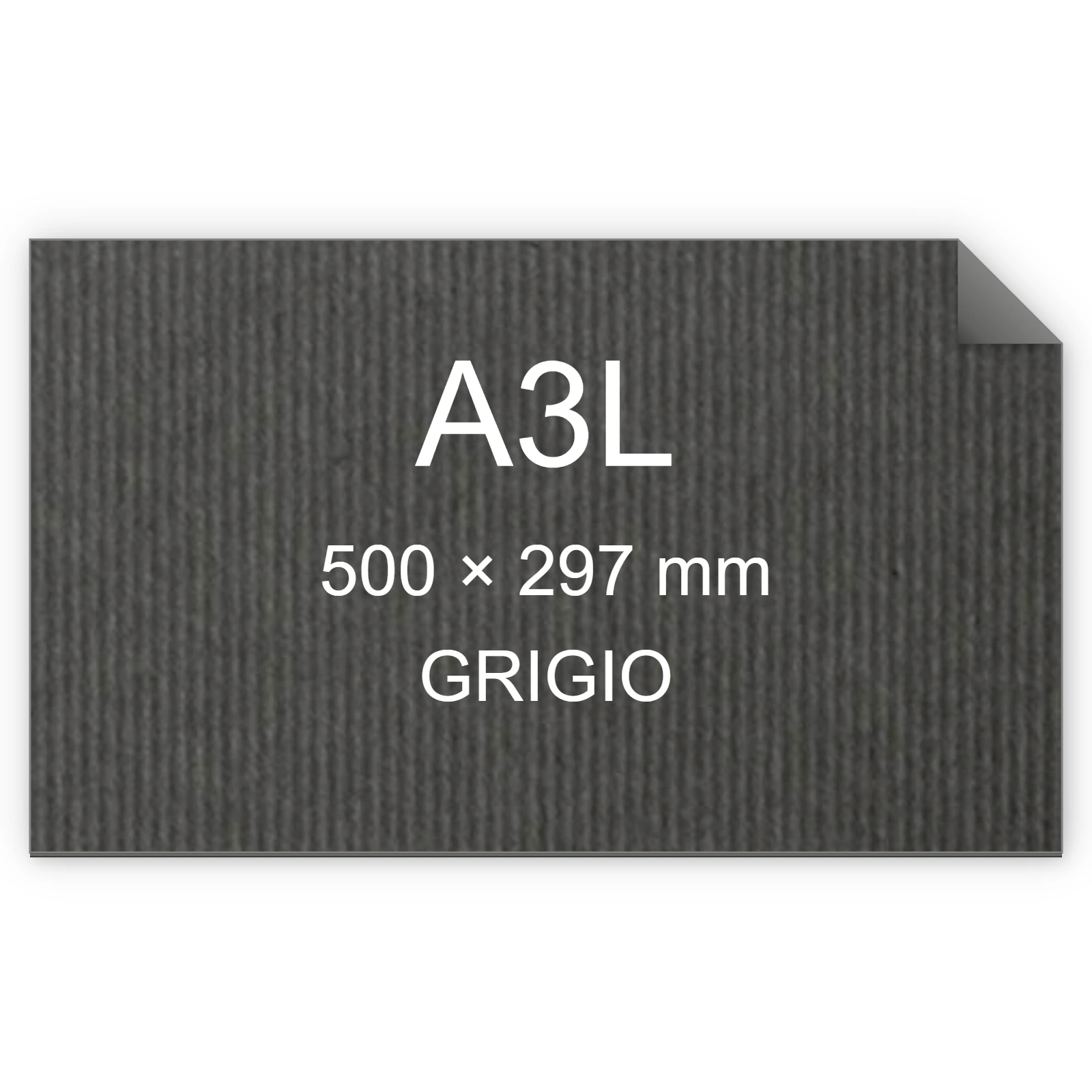 Cartoncino Favini, Twill, 240 g/m², A3L, GRIGIO bra6679a3l