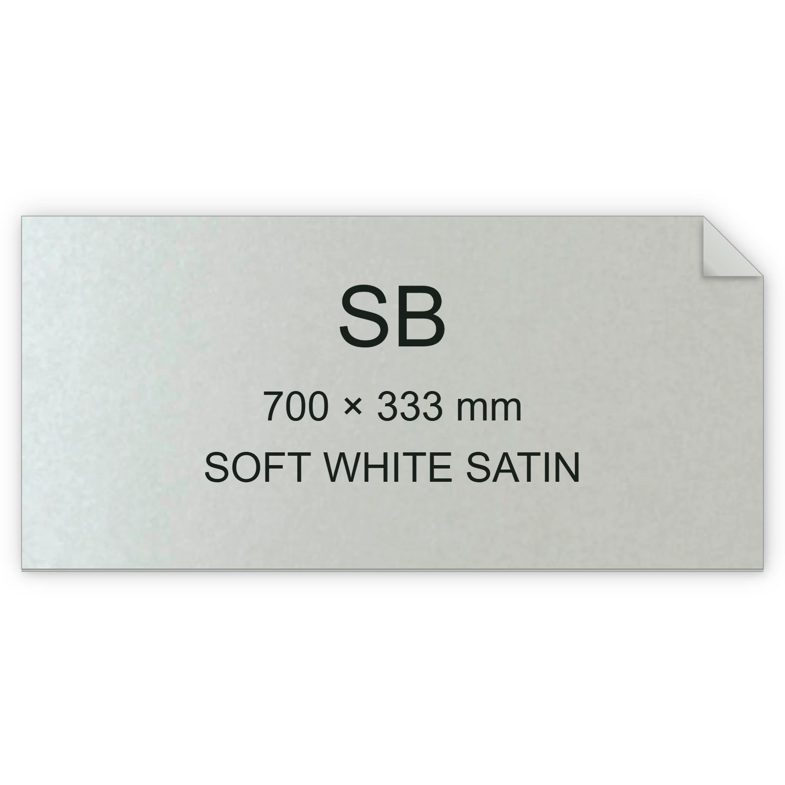 Cartoncino Favini, Majestic Satin, 290 g/m², SB, SOFT WHITE SATIN bra799sb