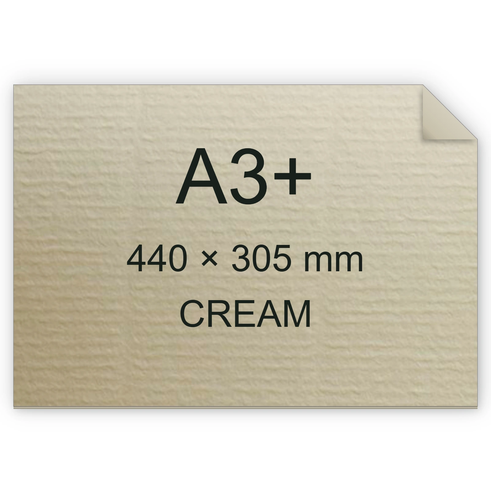 Carta Favini, Contact Laid, 90 g/m², A3+, CREAM bra6599a3+