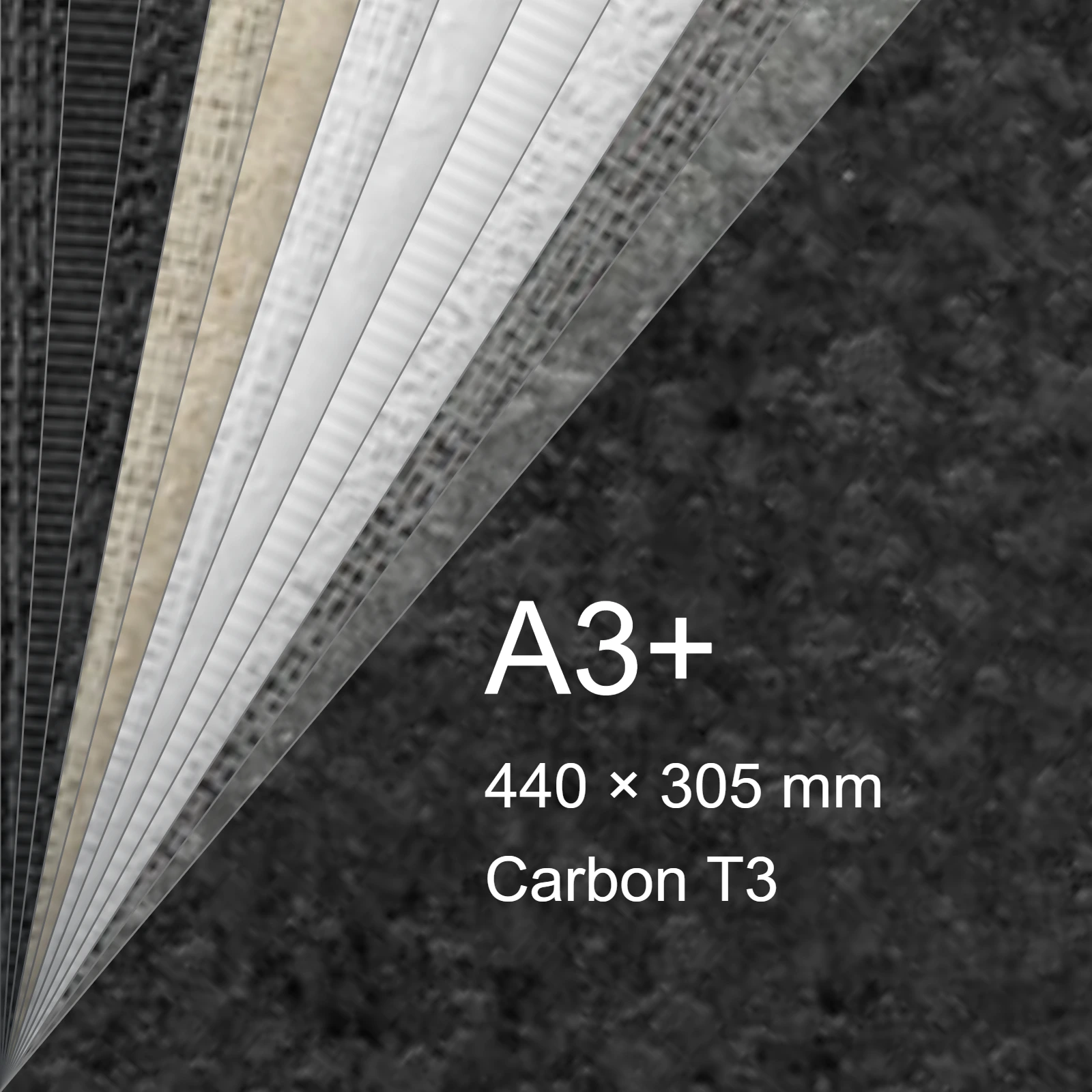 Carta Favini, Classy Covers, 115 g/m², A3+, CARBON T3 bra6648a3+ - immagine aggiuntiva