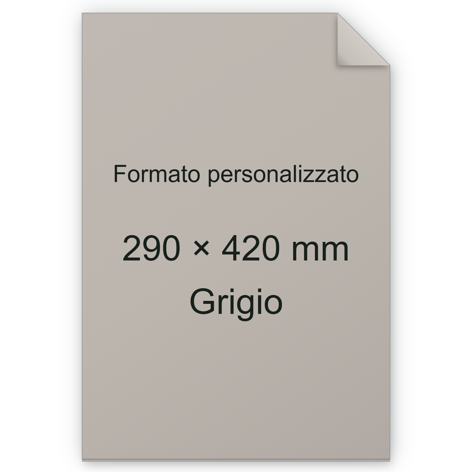 Cartoncino Favini, Burano, 120 g/m², 290x420 mm, GRIGIO 12 bra790A3