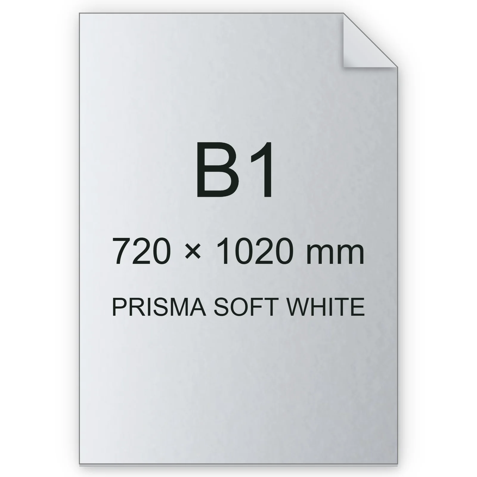 Cartoncino Favini, Dolce Vita, 320 g/m², B1, PRISMA SOFT WHITE bra6762b1