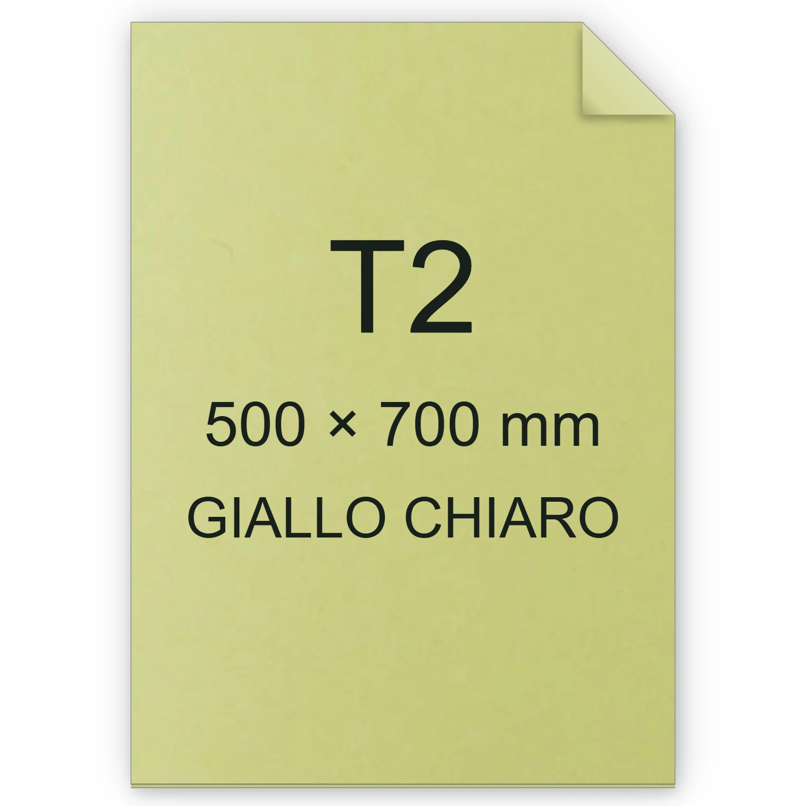 Cartoncino Favini, Bristol Color, 200 g/m², T2, GIALLO CHIARO 07 FAVA35Z302