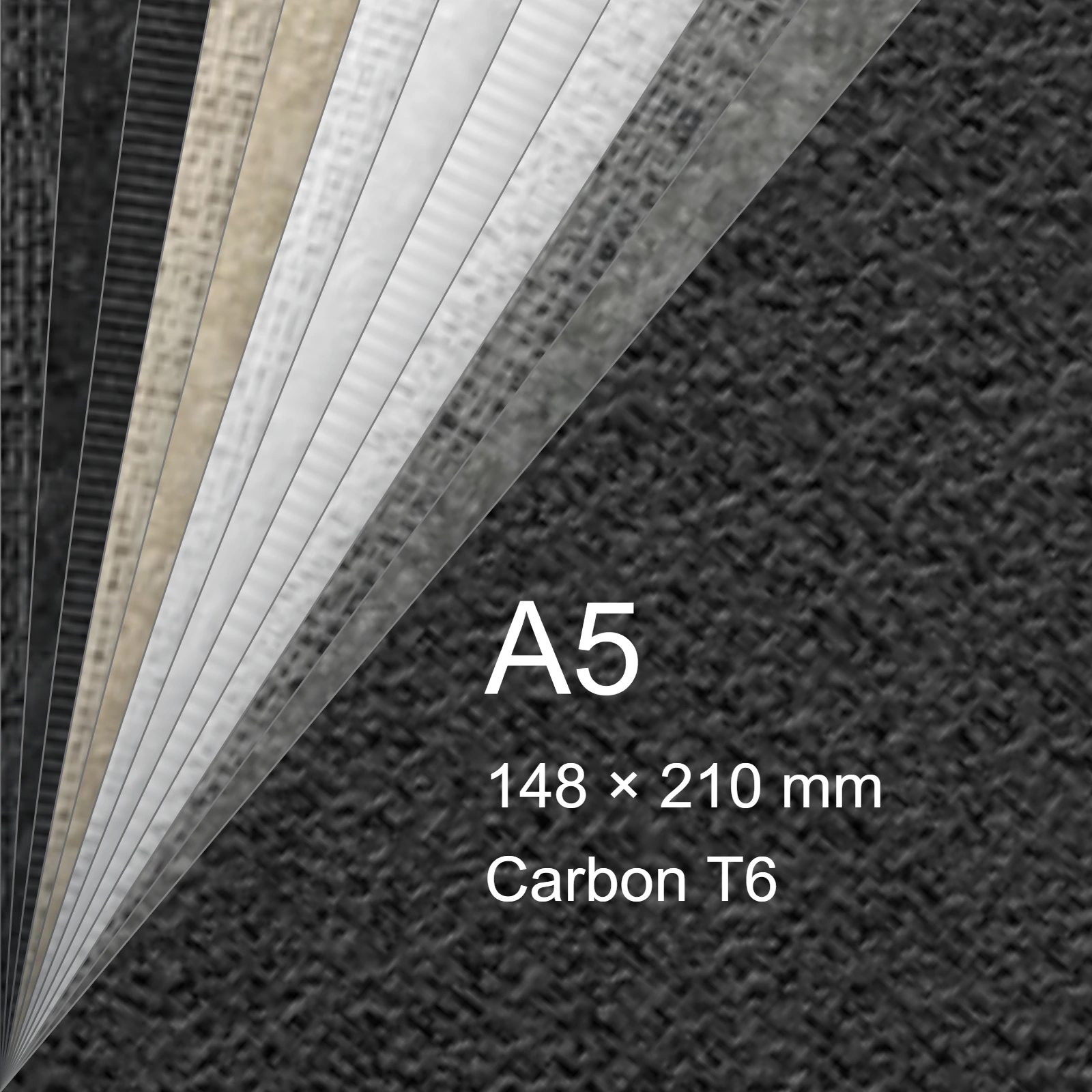 Carta Favini, Classy Covers, 115 g/m², A5, CARBON T6 bra6650a5 - immagine aggiuntiva