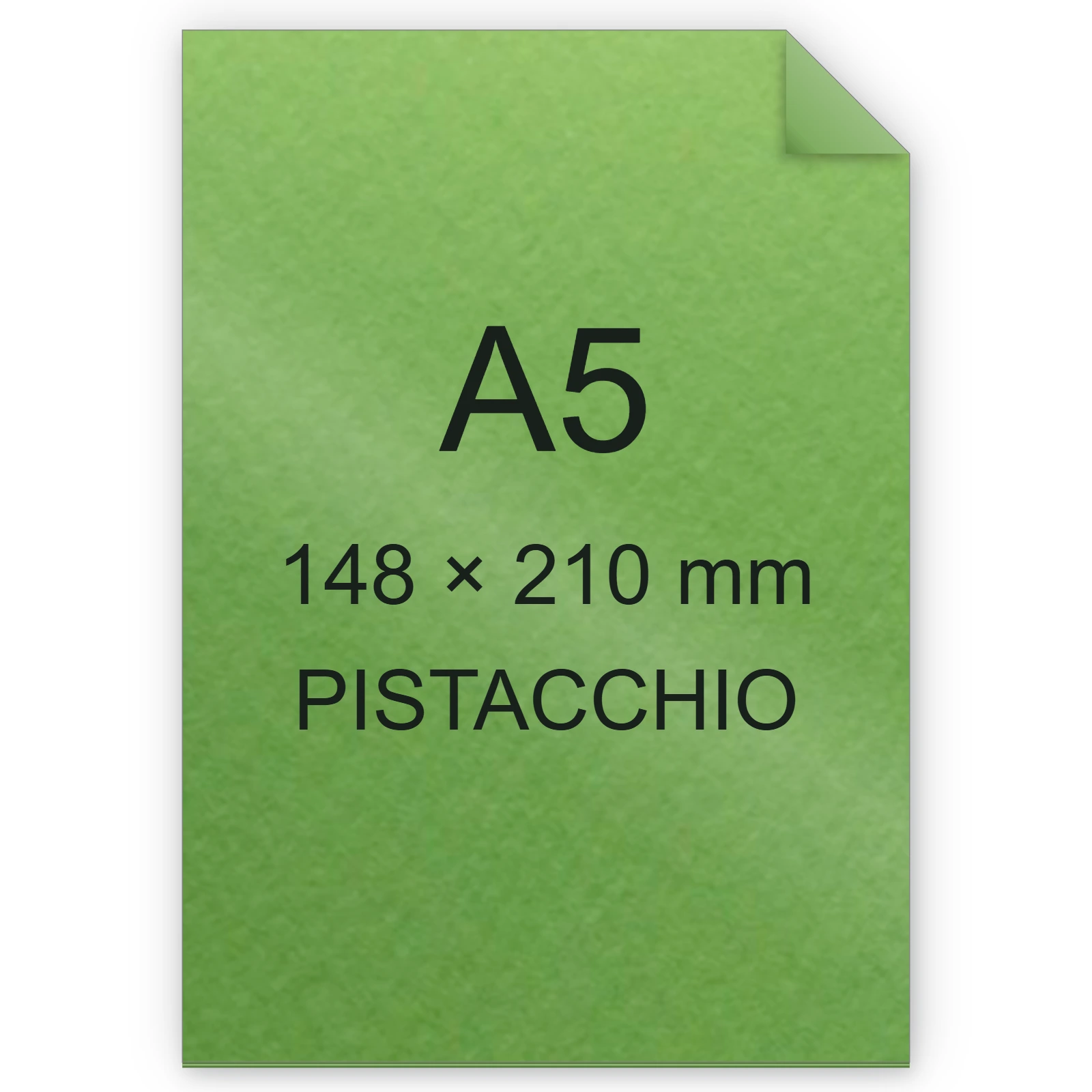 Cartoncino Favini, Prisma Plastificato, 250 g/m², A5, PISTACCHIO bra1326A5