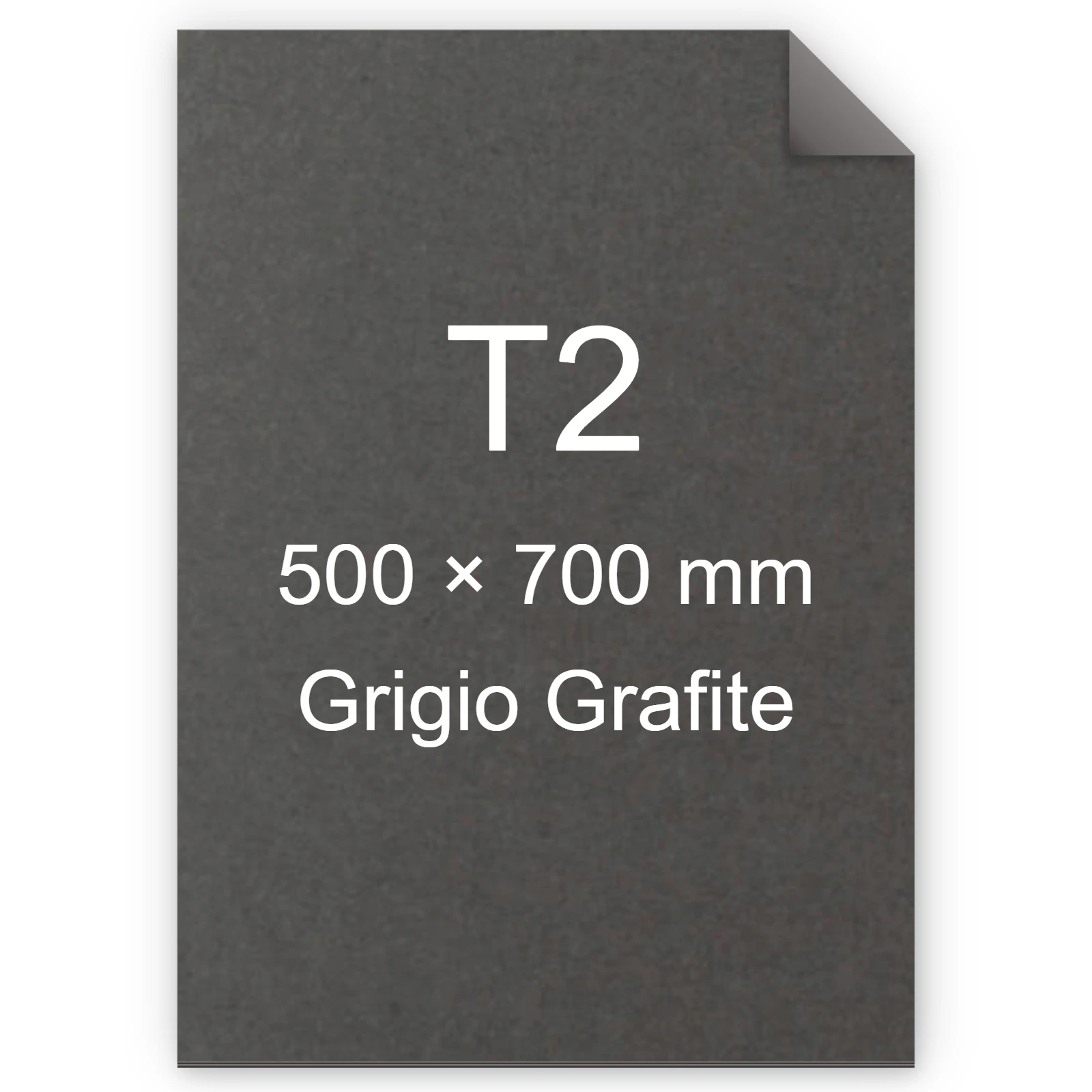 Cartoncino Favini, Burano, 250 g/m², T2, GRIGIO GRAFITE 72 BRA875t2