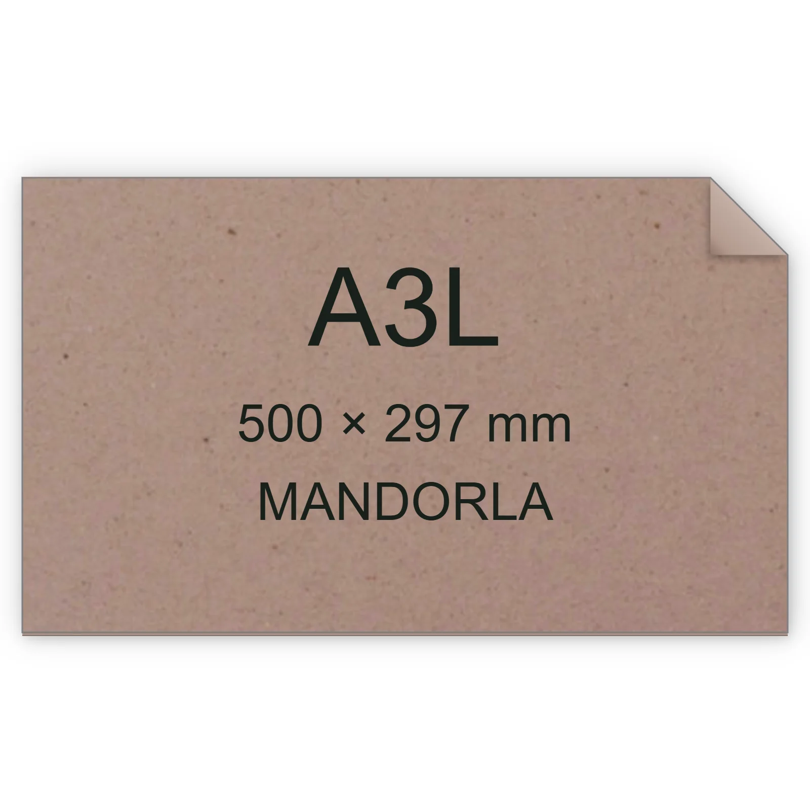 Cartoncino Favini, Crush, 250 g/m², A3L, MANDORLA bra6714a3l