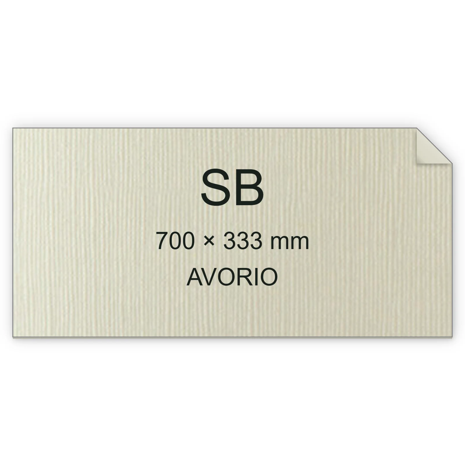 Cartoncino Favini, Bianco Flash Ivory trama tela, 250 g/m², SB, AVORIO bra6804sb