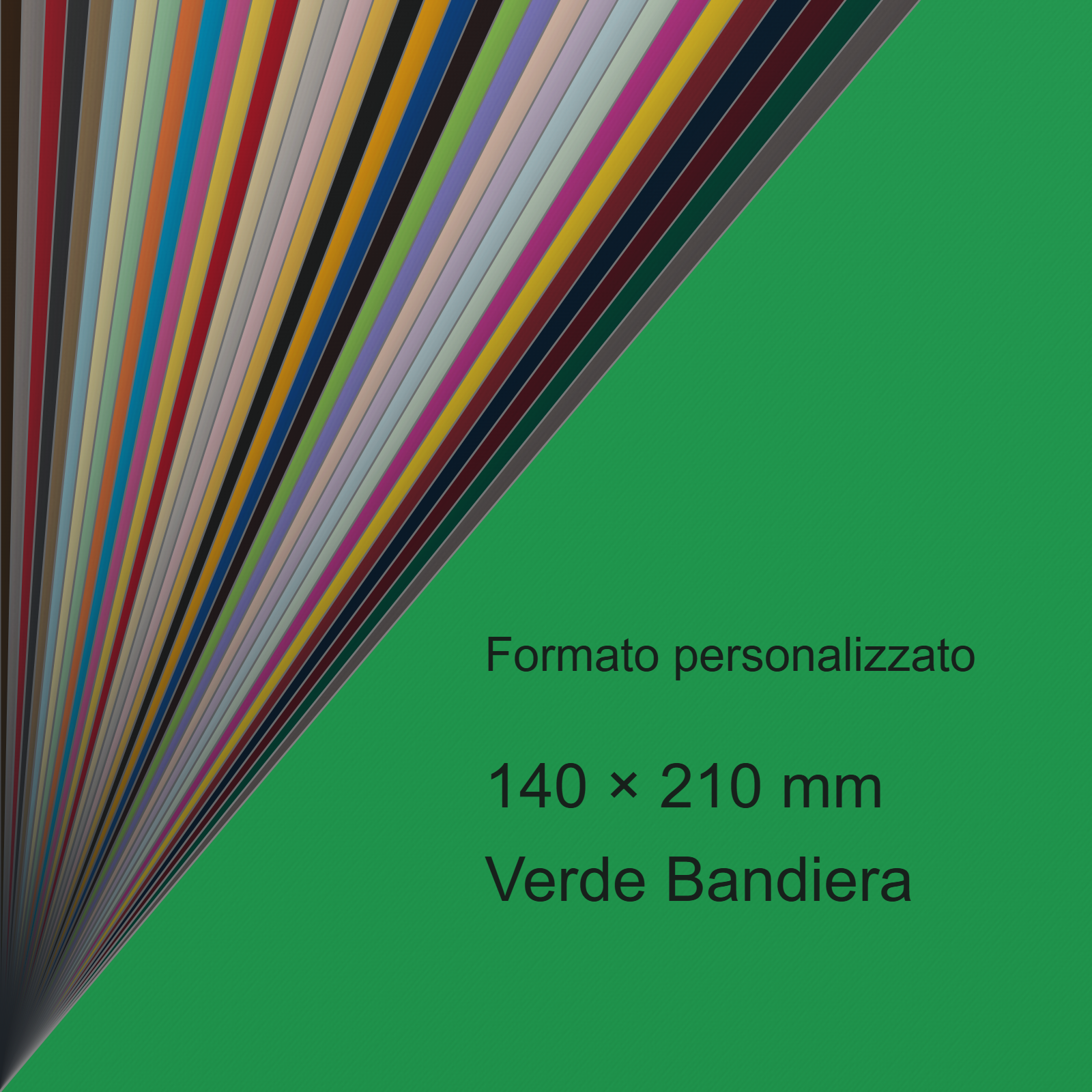 Cartoncino Favini, Burano, 140 g/m², 140x210 mm, VERDE BANDIERA 60 bra595A5 - immagine aggiuntiva