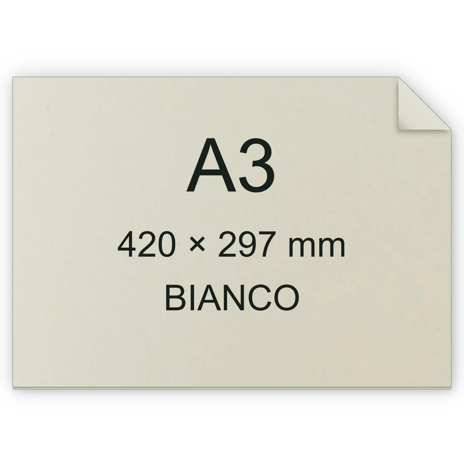 Cartoncino Favini, Shiro Echo, 350 g/m², A3, BIANCO bra6578a3