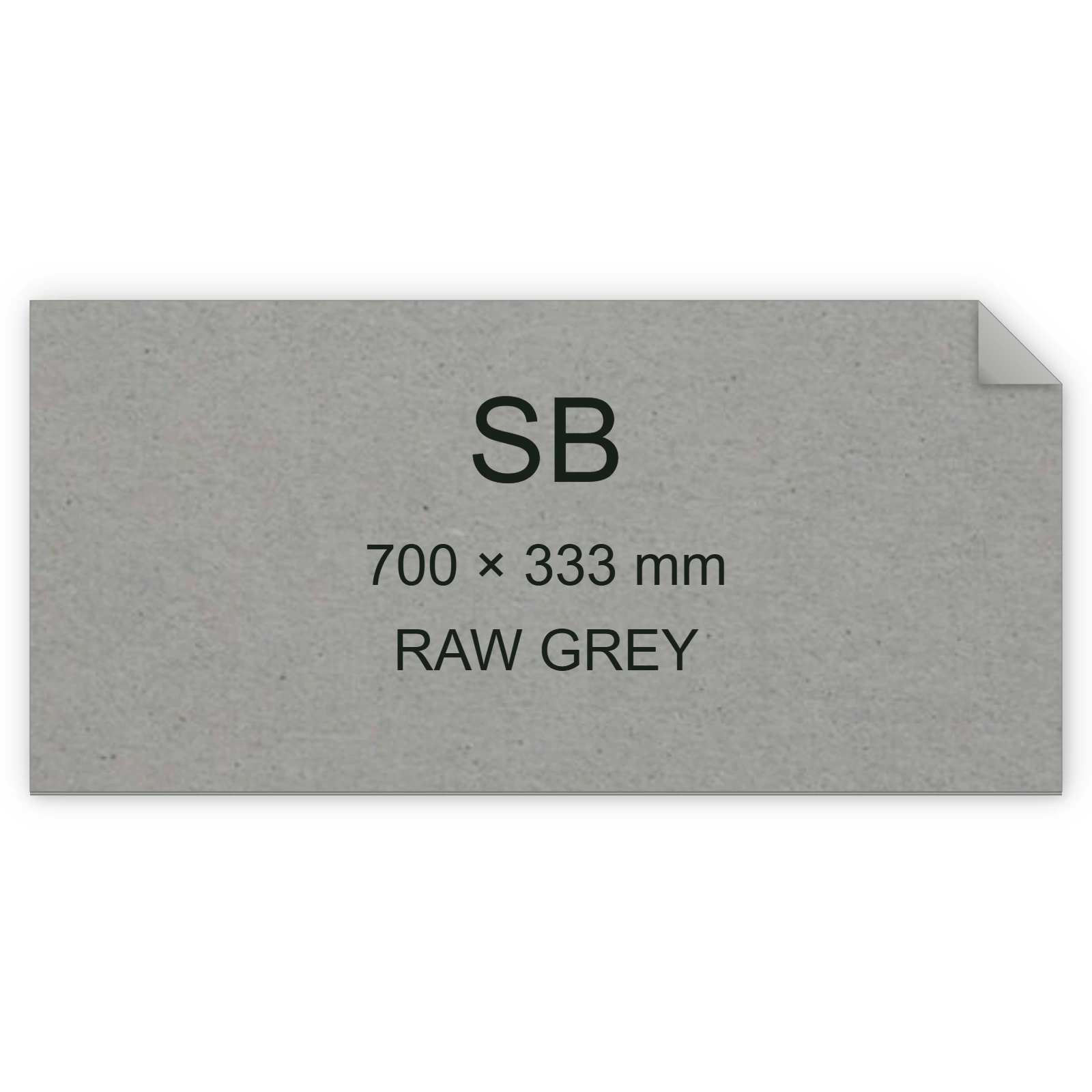 Cartoncino Favini, Shiro Echo Raw, 350 g/m², SB, RAW GREY bra6658sb