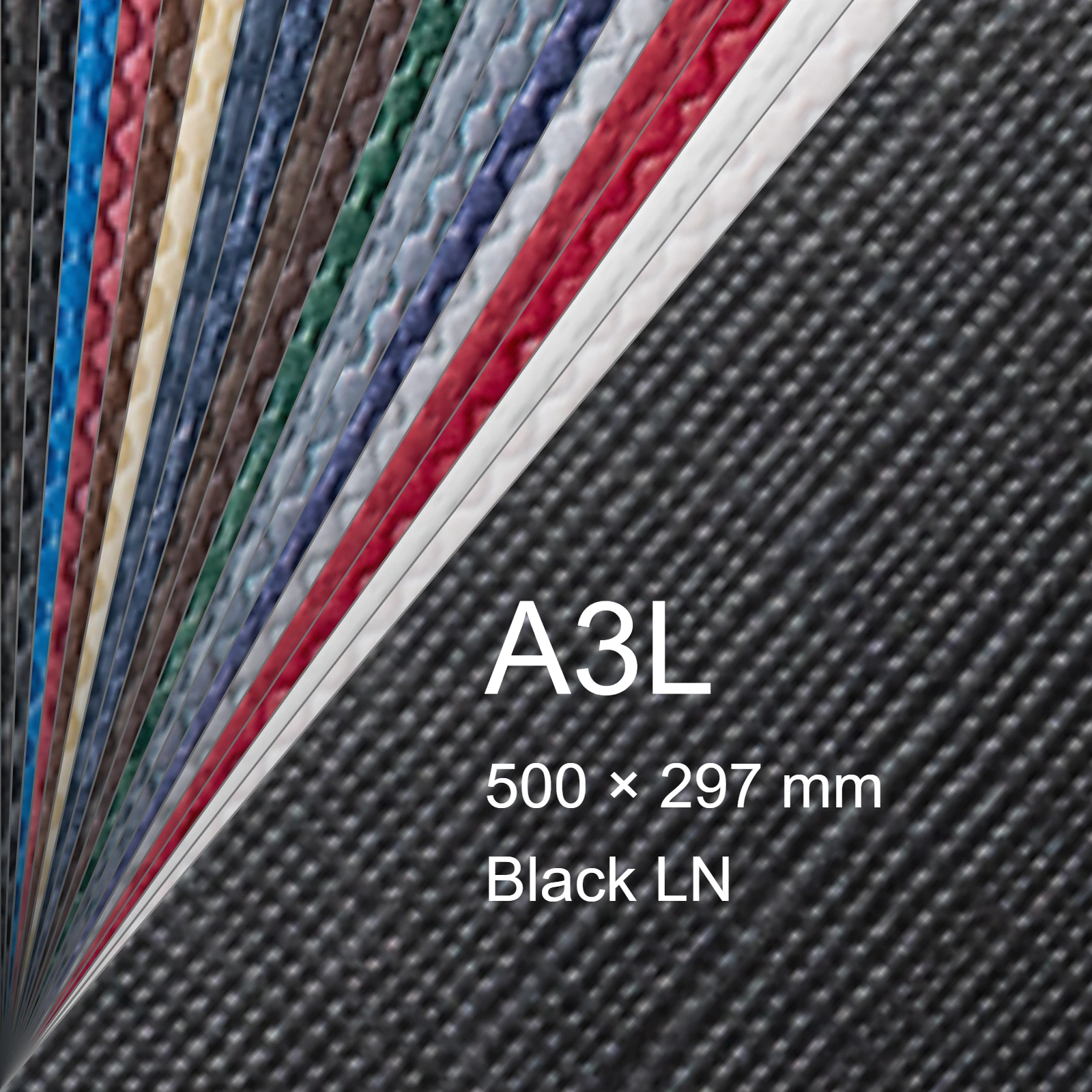 Cartoncino Favini, Classy Covers, 120 g/m², A3L, BLACK LN bra6633a3l - immagine aggiuntiva
