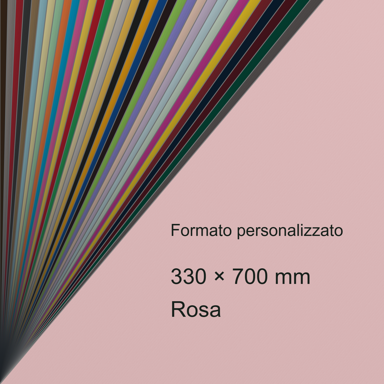 Cartoncino Favini, Burano, 140 g/m², 330x700 mm, ROSA 10 bra559SB - immagine aggiuntiva