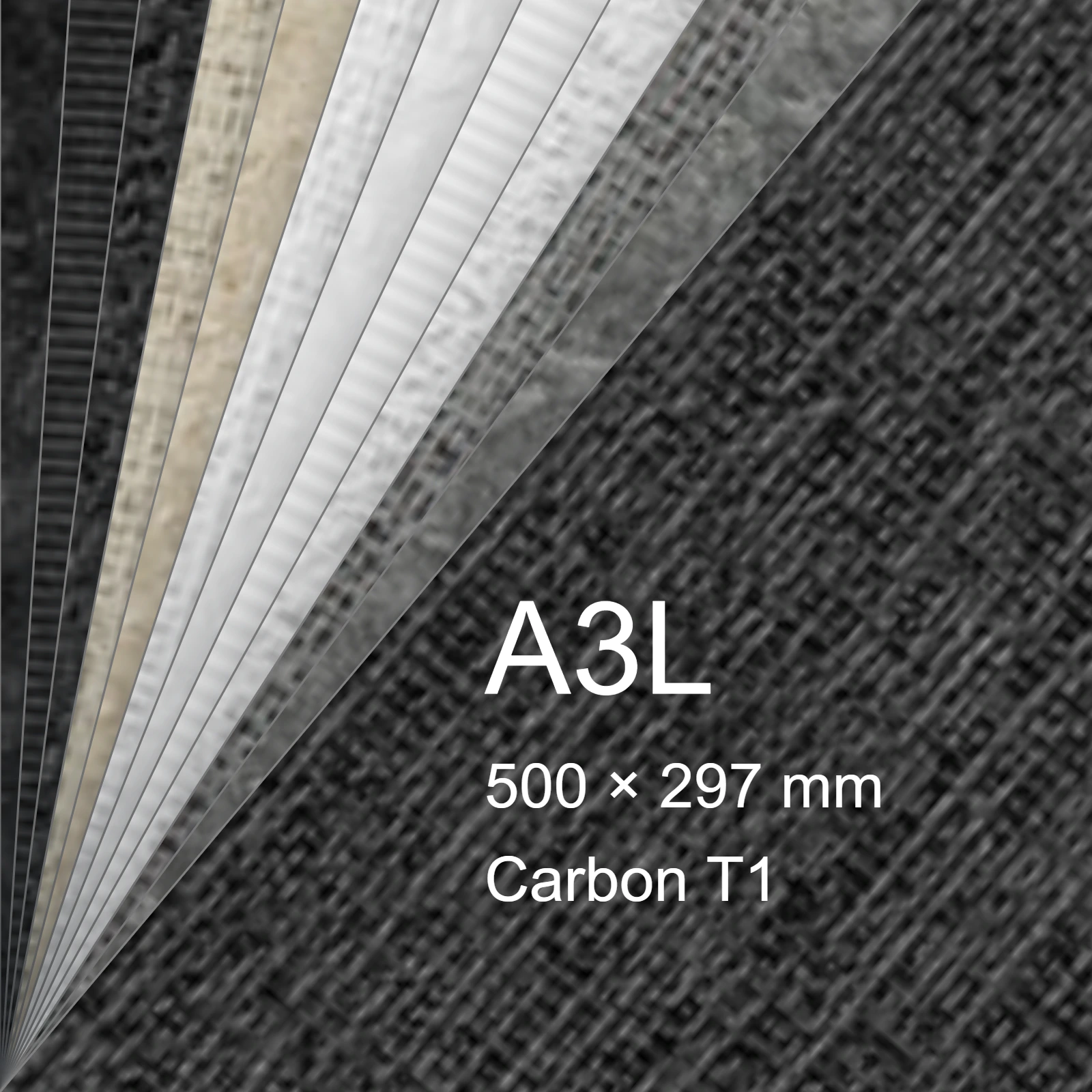 Carta Favini, Classy Covers, 115 g/m², A3L, CARBON T1 bra6647a3l - immagine aggiuntiva
