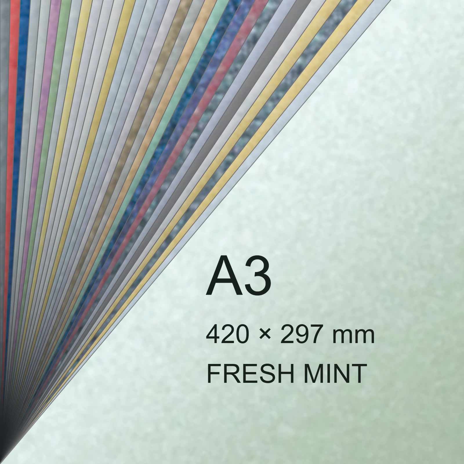 Cartoncino Favini, Majestic Classic, 290 g/m², A3, FRESH MINT bra752a3 - immagine aggiuntiva
