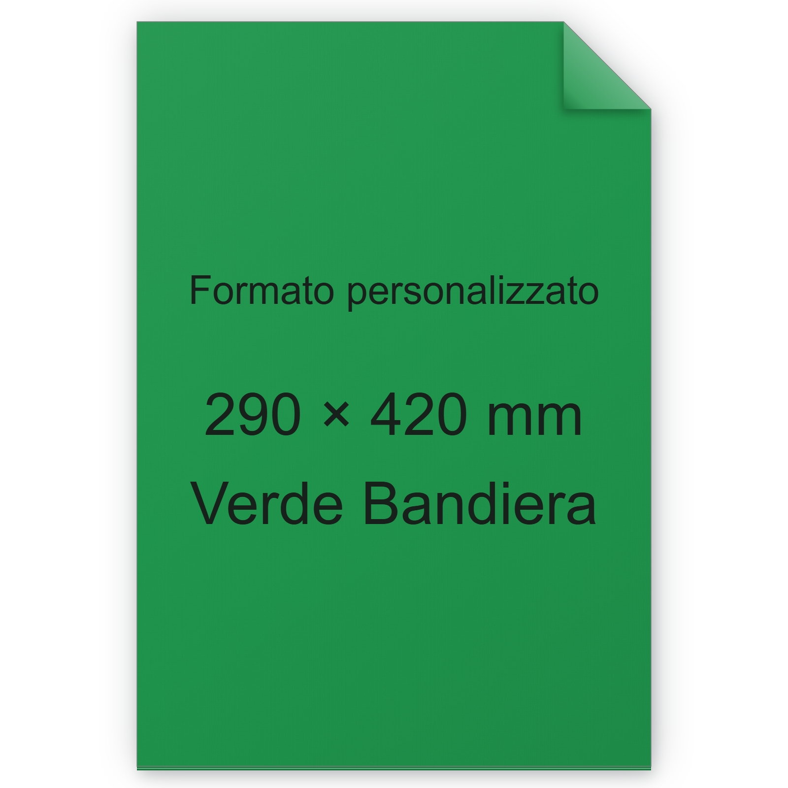 Cartoncino Favini, Burano, 140 g/m², 290x420 mm, VERDE BANDIERA 60 bra595A3