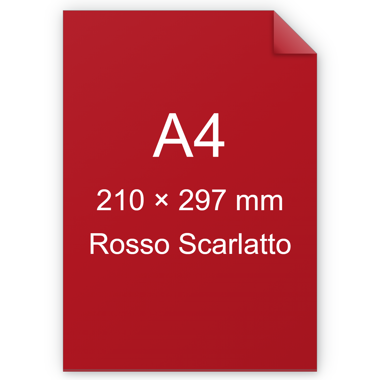 Cartoncino Favini, Burano, 200 g/m², A4, ROSSO SCARLATTO 61 bra592