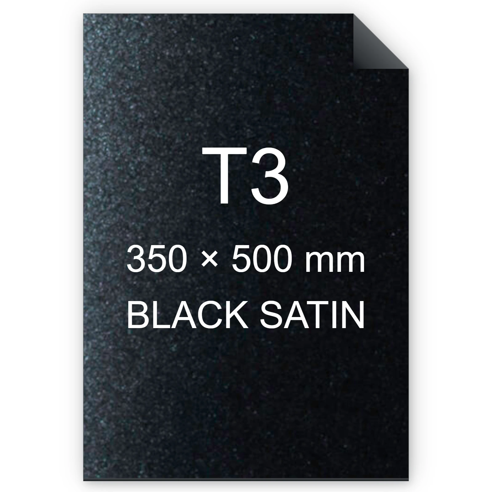 Cartoncino Favini, Majestic Satin, 290 g/m², T3, BLACK SATIN bra1024t3