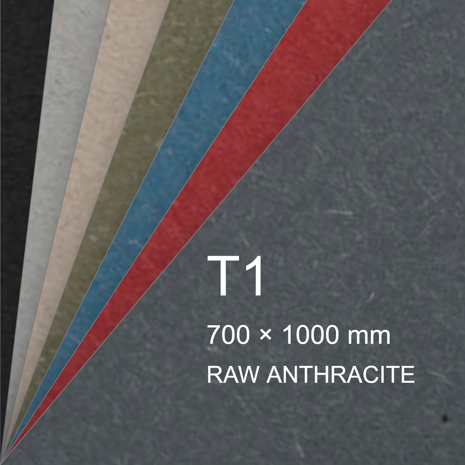 Cartoncino Favini, Shiro Echo Raw, 250 g/m², T1, RAW ANTHRACITE bra6673t1 - immagine aggiuntiva