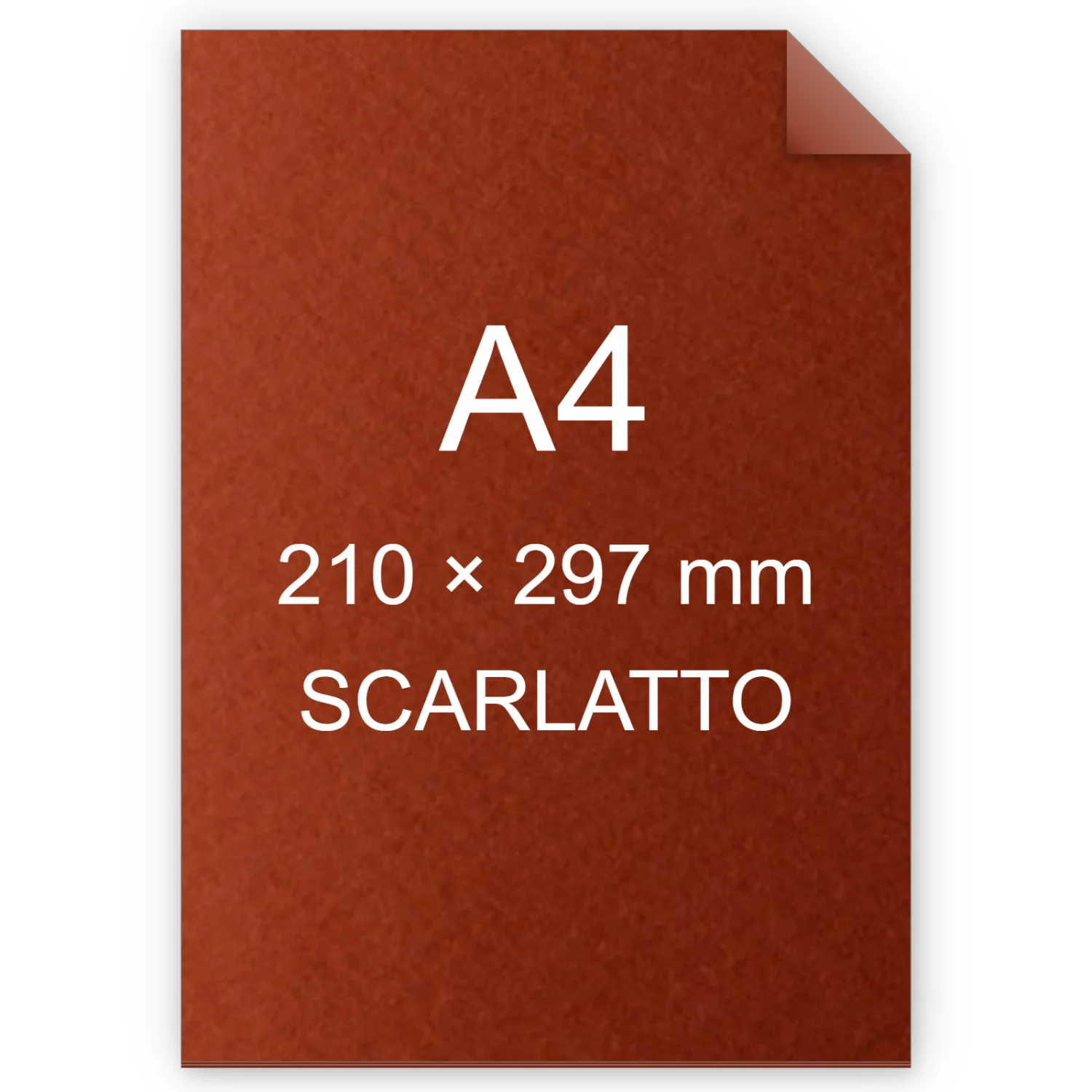 Cartoncino Favini, Prisma Cover Monoruvido, 220 g/m², A4, SCARLATTO 04 FAVA33C21S