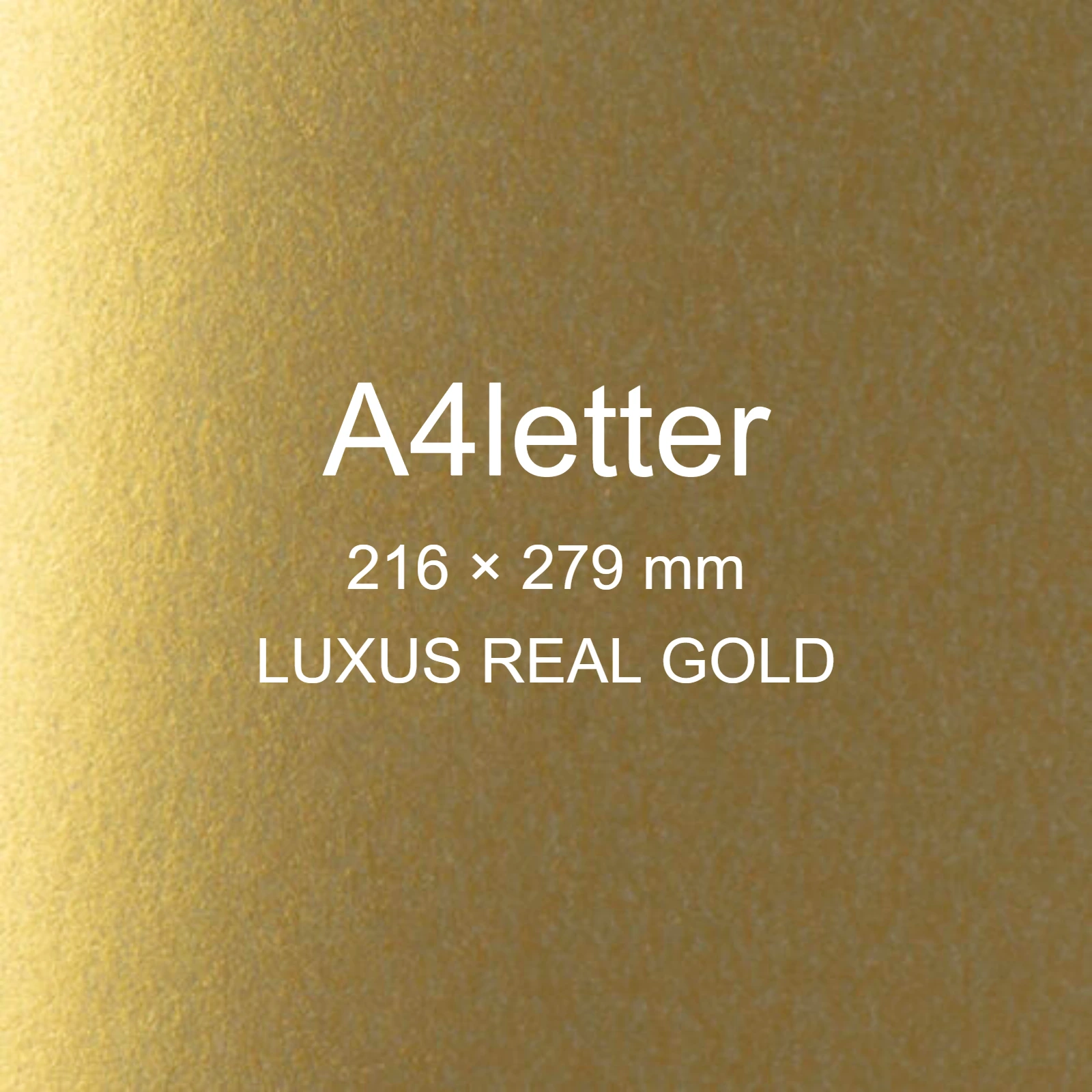 Cartoncino Favini, Majestic Digital HP Indigo, 250 g/m², A4letter, LUXUS REAL GOLD bra6550a4letter - immagine aggiuntiva