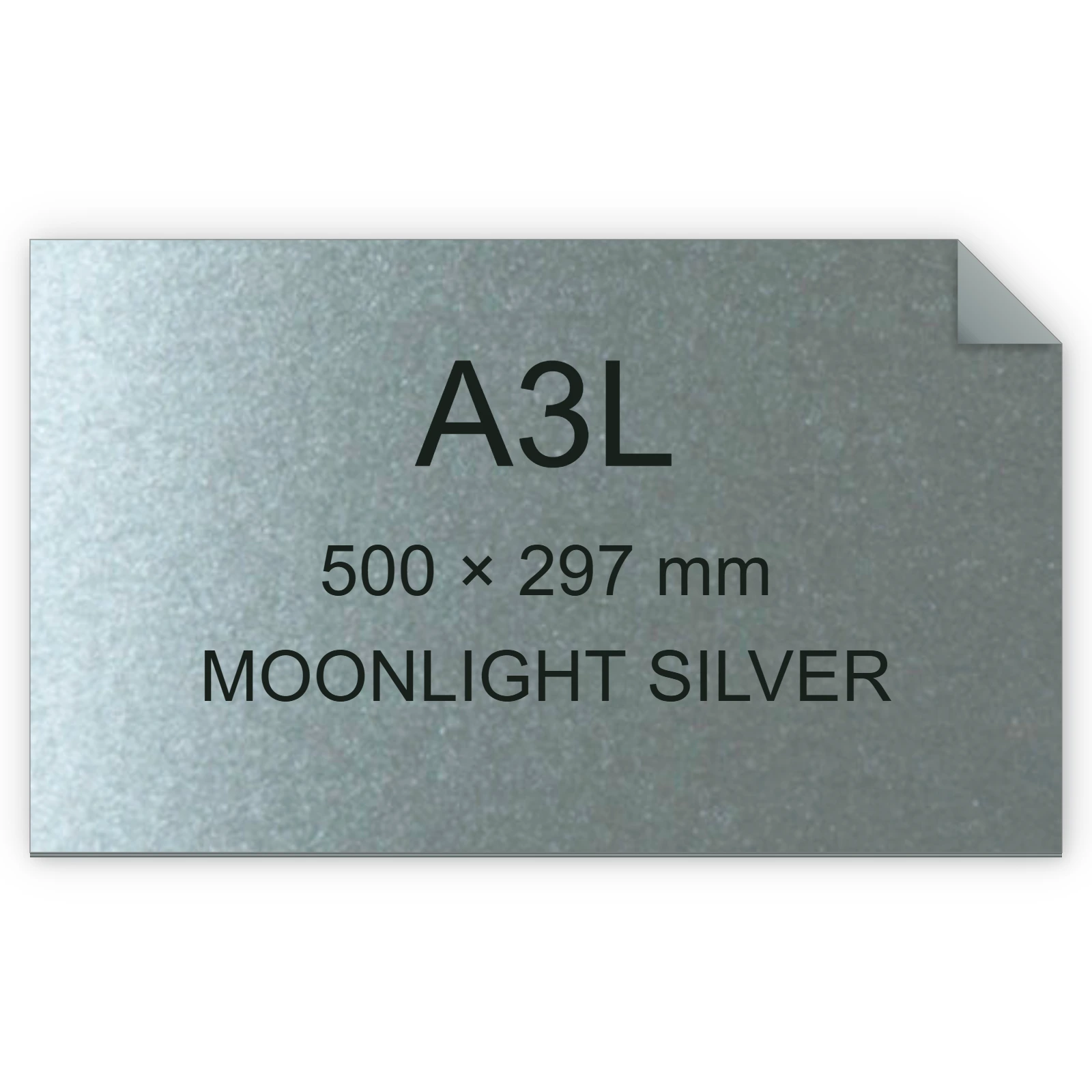 Cartoncino Favini, Majestic Classic, 290 g/m², A3L, MOONLIGHT SILVER bra754a3l