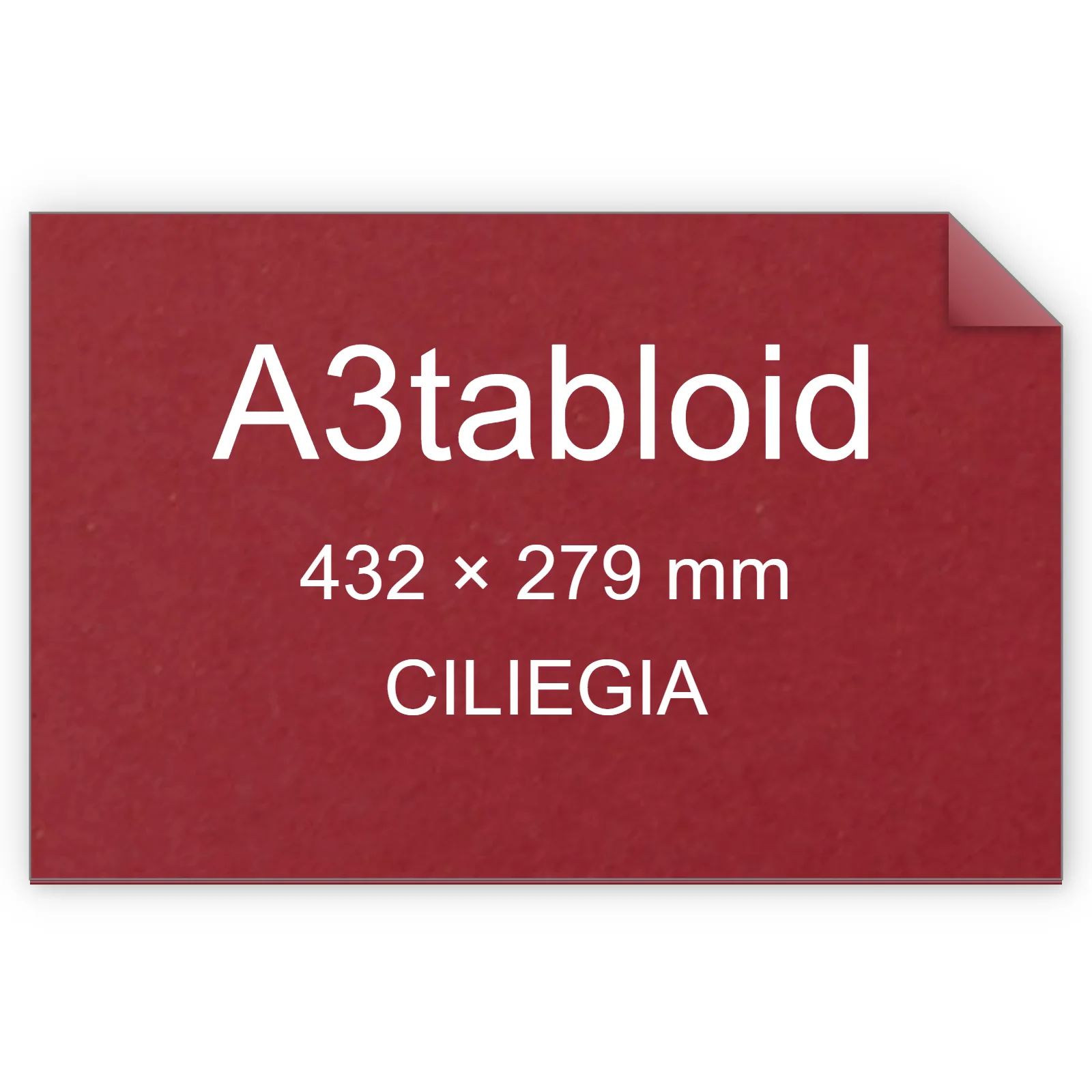 Cartoncino Favini, Crush, 350 g/m², A3tabloid, CILIEGIA bra6709a3tabloid