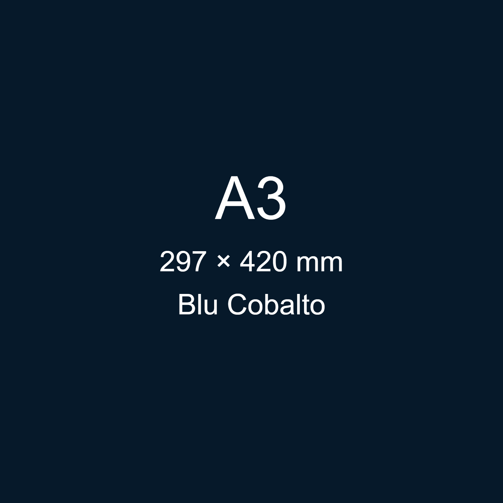 Cartoncino Favini, Burano, 200 g/m², A3, BLU COBALTO 66 BRA3342a3 - immagine aggiuntiva