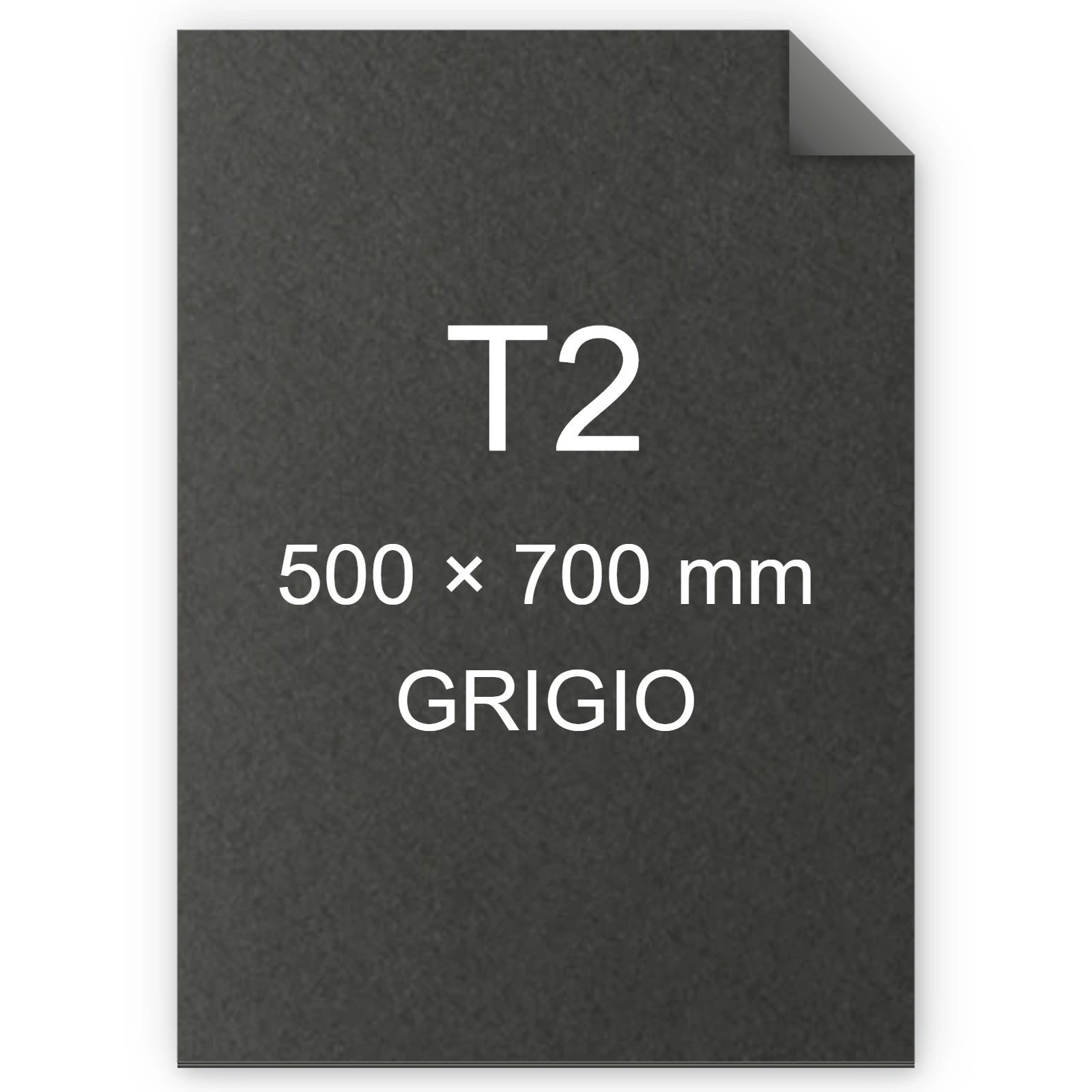 Cartoncino Favini, Prisma Color Sigillo Monoruvido, 220 g/m², T2, GRIGIO 15 FAVA33W012