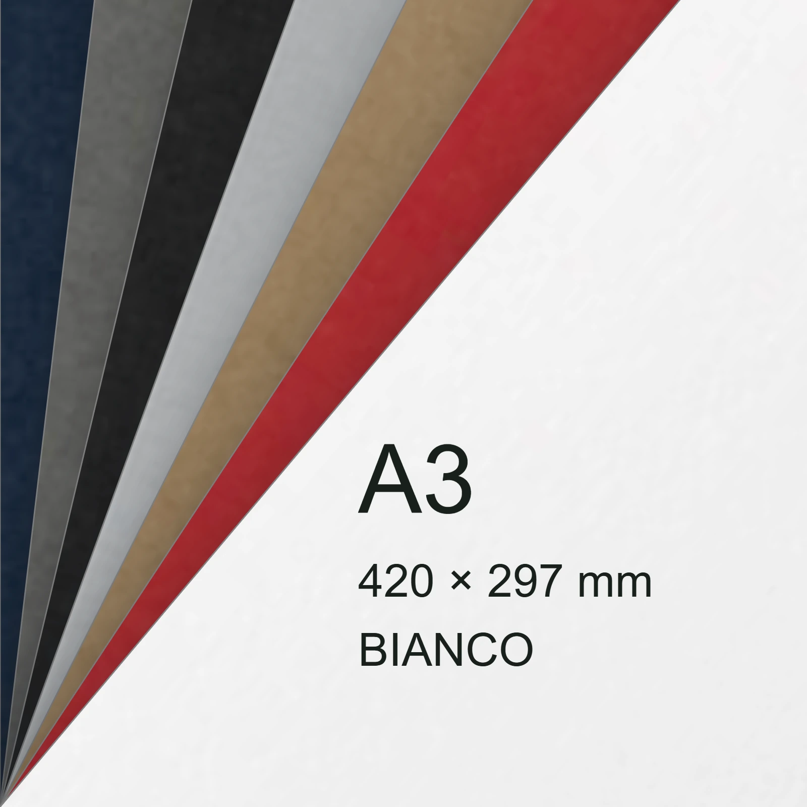 Cartoncino Favini, Sumo (1 mm), 700 g/m², A3, BIANCO 1BO67a3 - immagine aggiuntiva