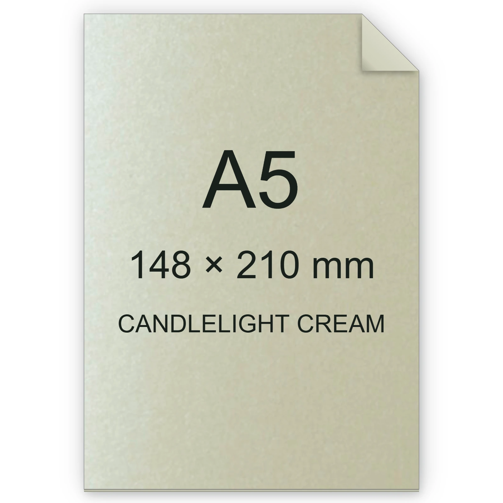 Cartoncino Favini, Majestic Digital HP Indigo, 250 g/m², A5, CANDLELIGHT CREAM bra6547a5