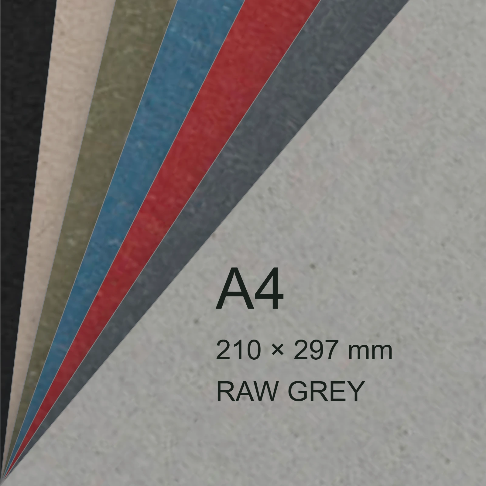 Cartoncino Favini, Shiro Echo Raw, 350 g/m², A4, RAW GREY bra6658 - immagine aggiuntiva
