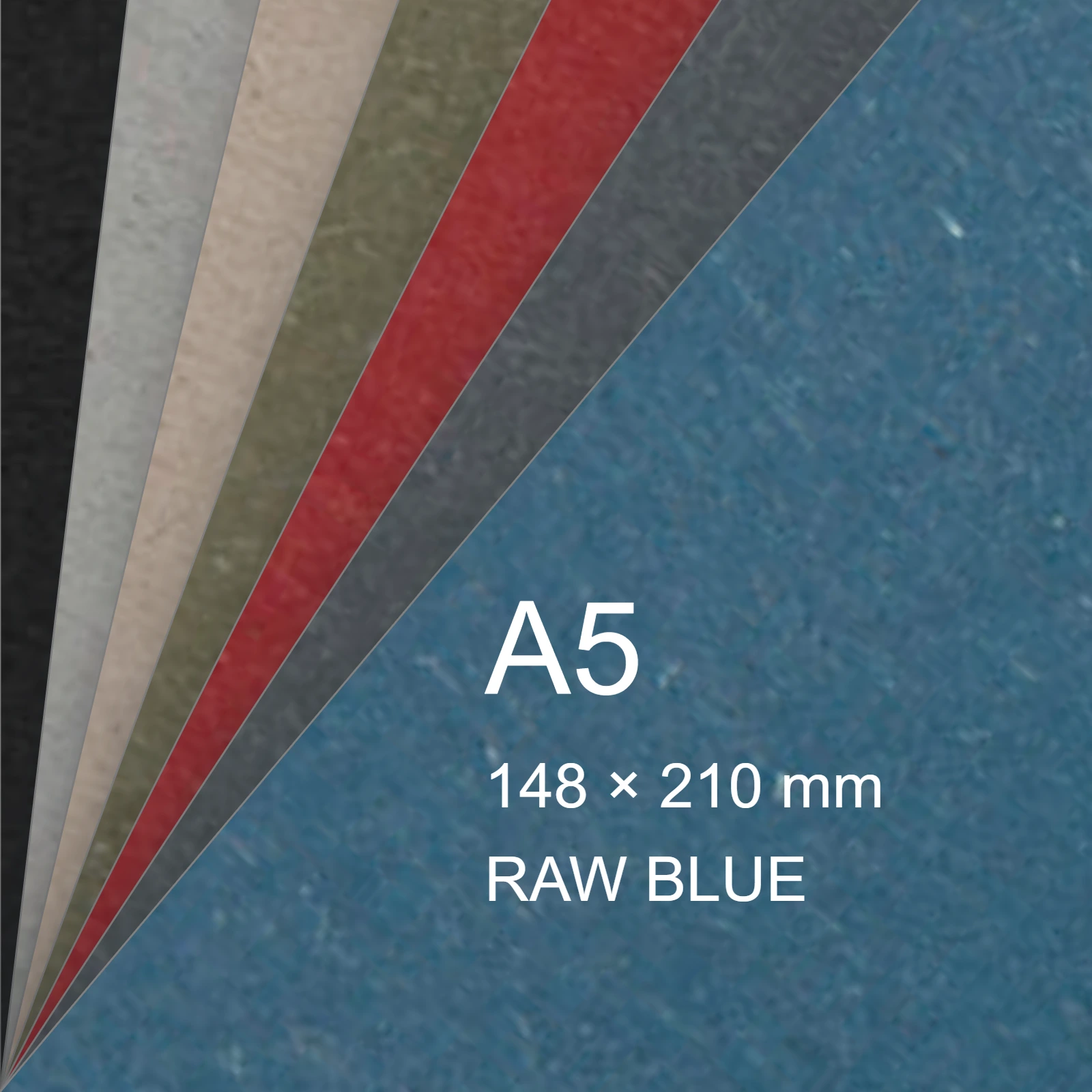 Cartoncino Favini, Shiro Echo Raw, 250 g/m², A5, RAW BLUE bra6667a5 - immagine aggiuntiva