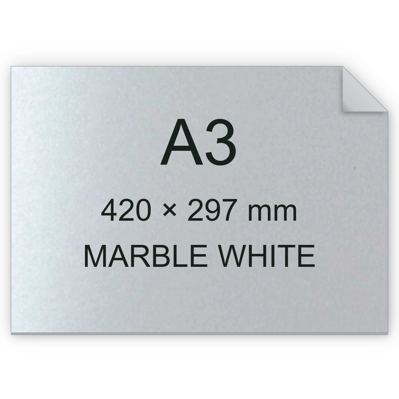 Cartoncino Favini, Majestic Digital HP Indigo, 120 g/m², A3, MARBLE WHITE bra6541a3