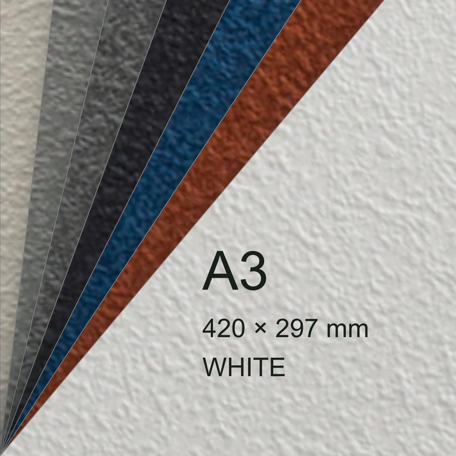 Cartoncino Favini, Tokyo, 120 g/m², A3, WHITE bra6601a3 - immagine aggiuntiva