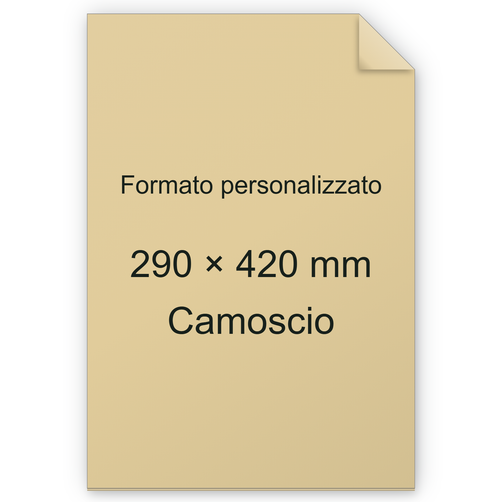 Cartoncino Favini, Burano, 120 g/m², 290x420 mm, CAMOSCIO 02 bra792A3