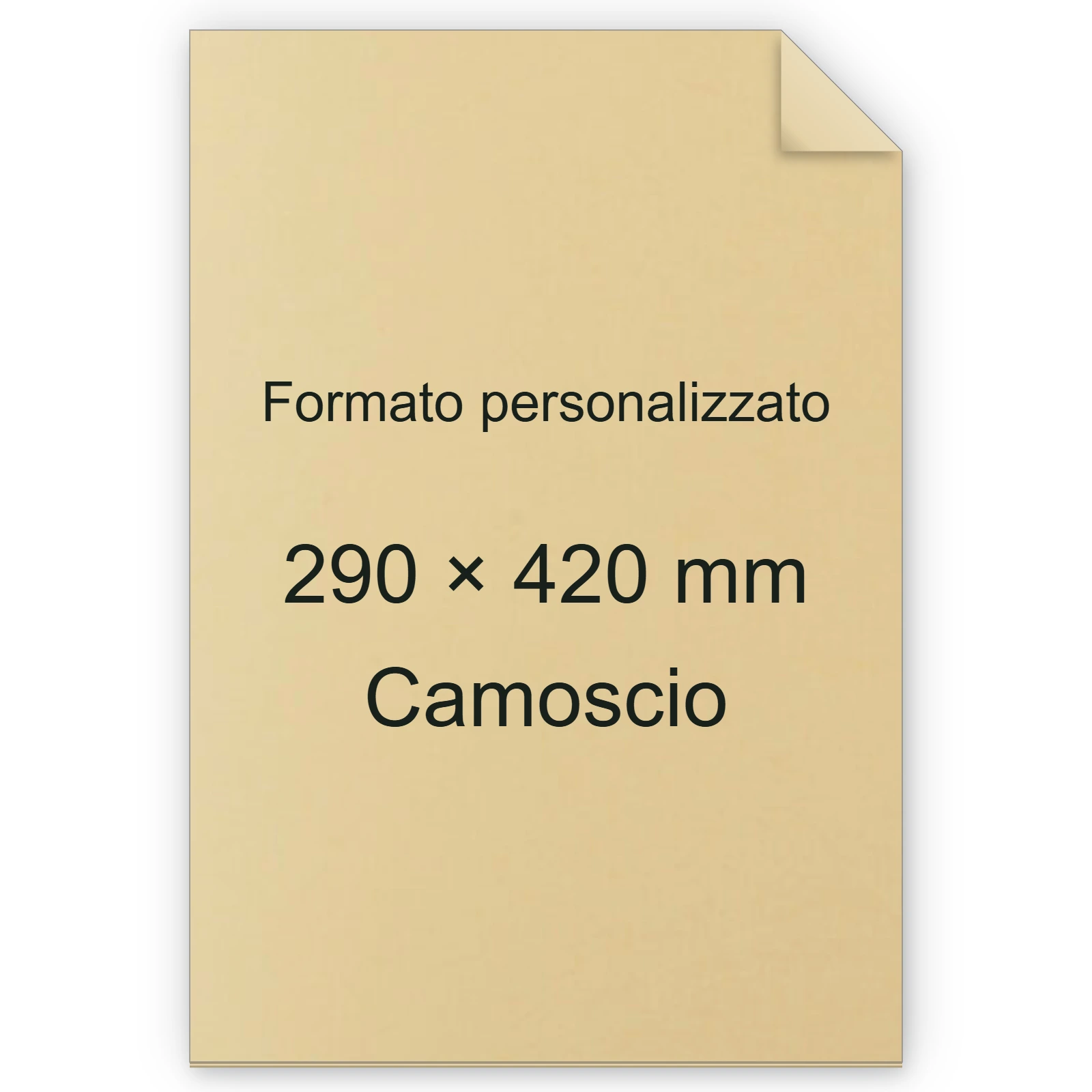 Cartoncino Favini, Burano, 120 g/m², 297x420 mm, CAMOSCIO 02 bra792A3