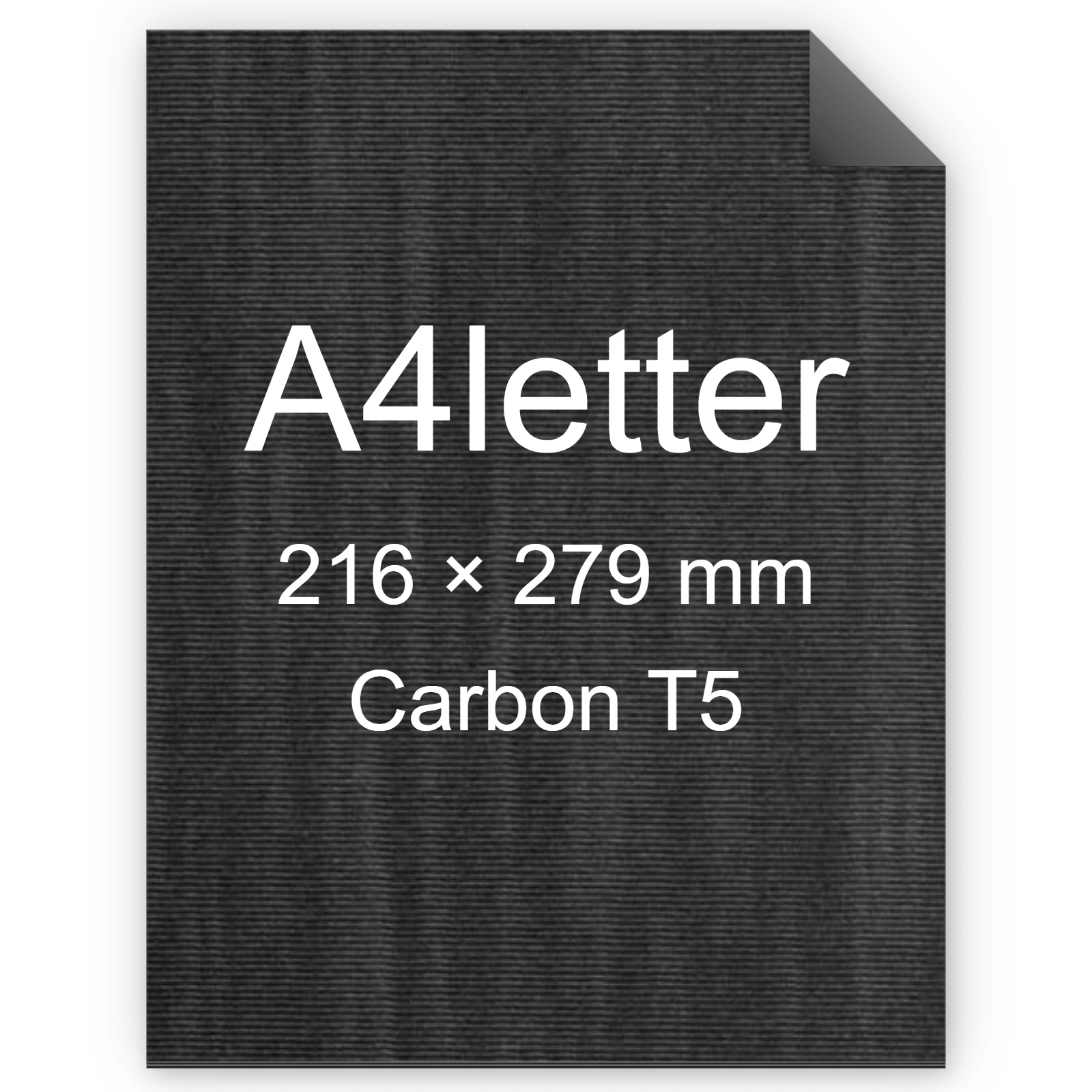Carta Favini, Classy Covers, 115 g/m², A4letter, CARBON T5 bra6649a4letter