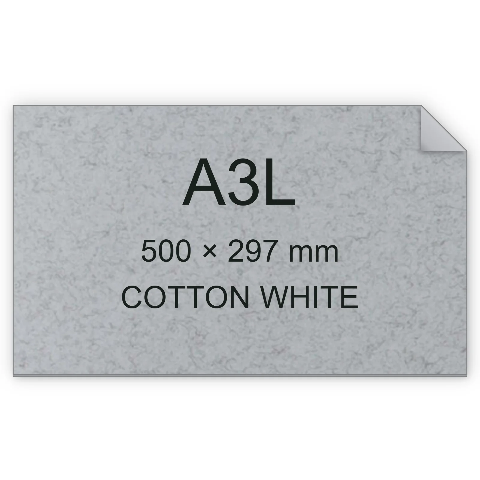 Cartoncino Favini, Refit, 120 g/m², A3L, COTTON WHITE bra6727a3l