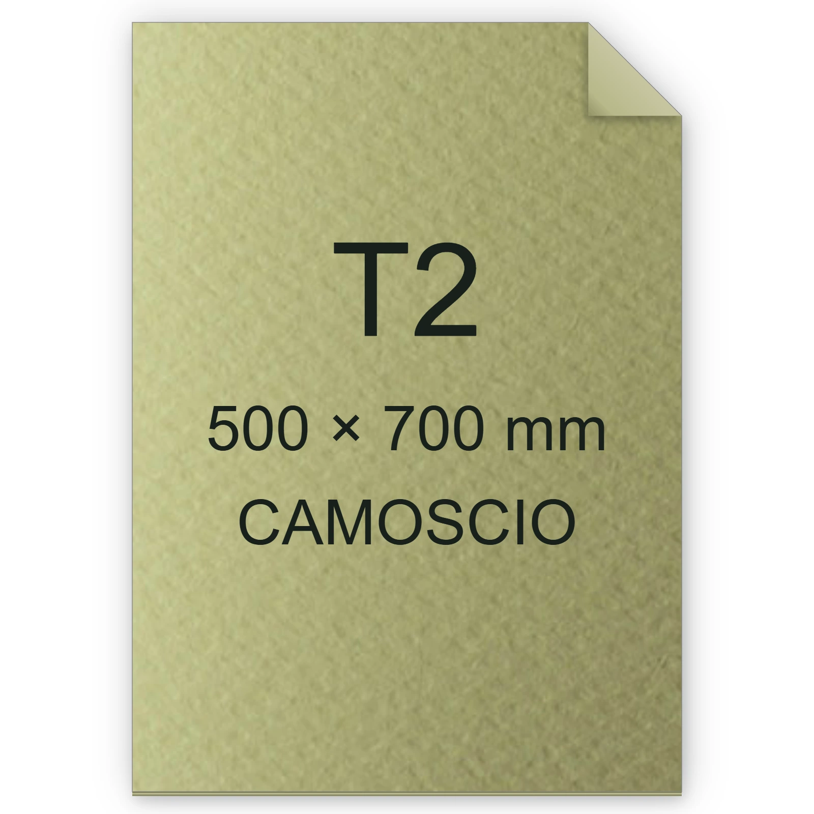 Cartoncino Favini, Prisma Color Sigillo Monoruvido, 220 g/m², T2, CAMOSCIO 12 FAVA33R012